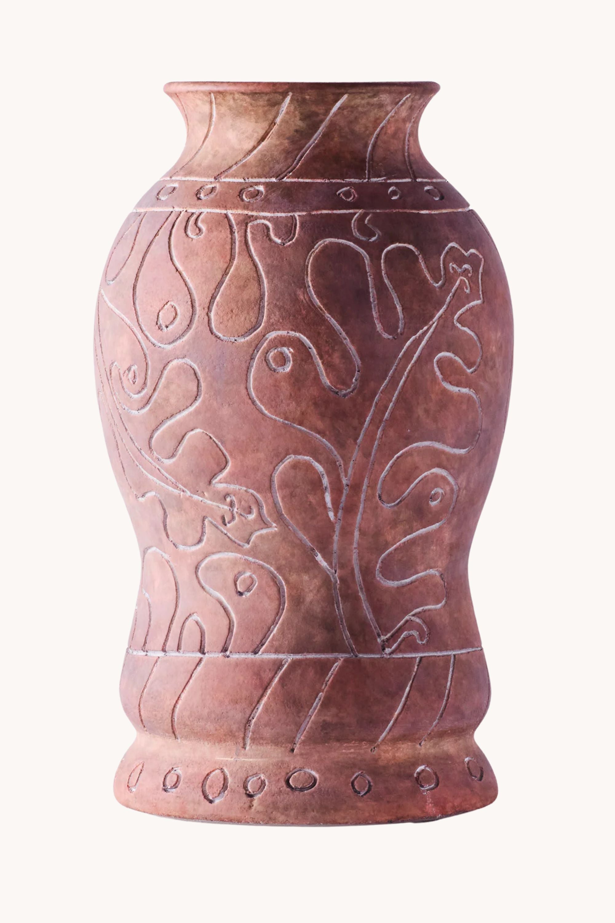 Frida Vase Tall Brown | Dusty Deco