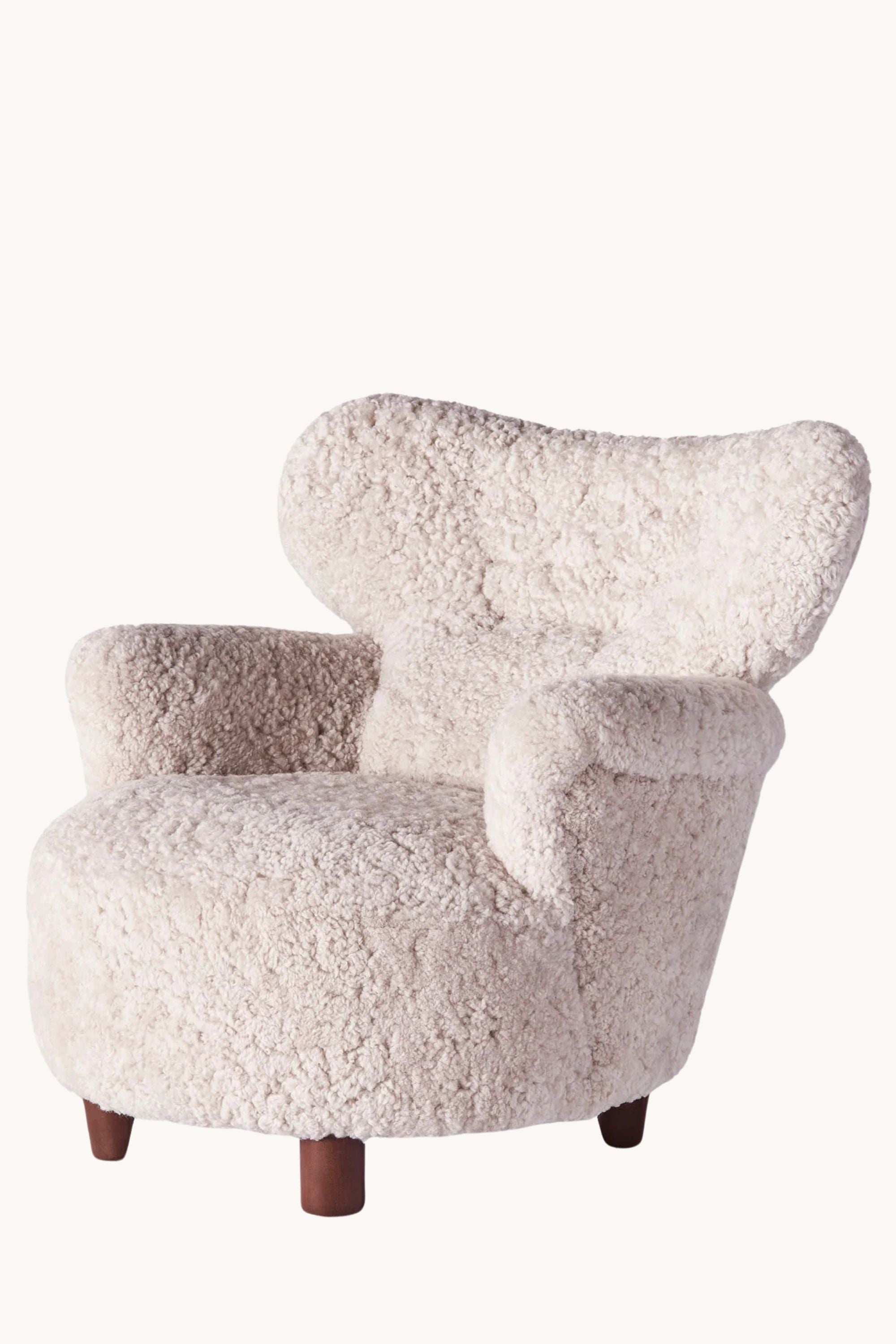 Elias Armchair Sheepskin | Dusty Deco