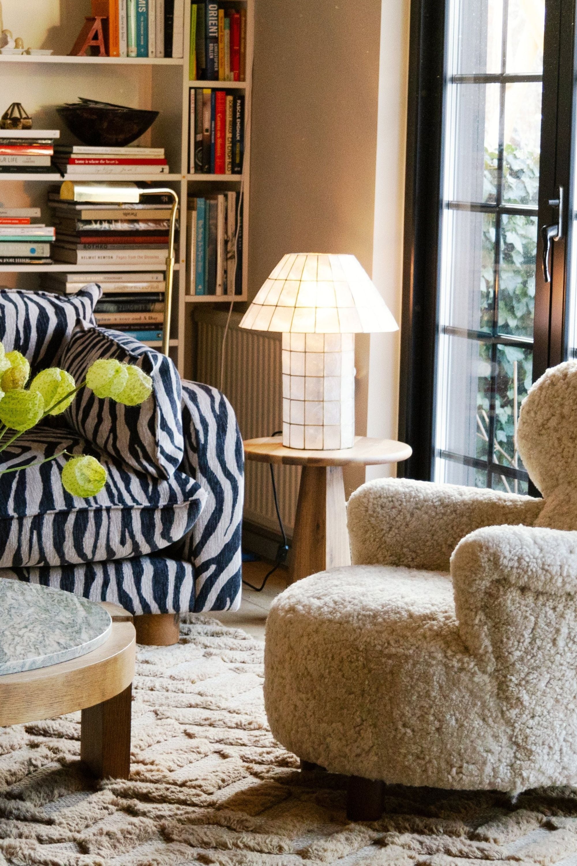 Elias Armchair Sheepskin | Dusty Deco