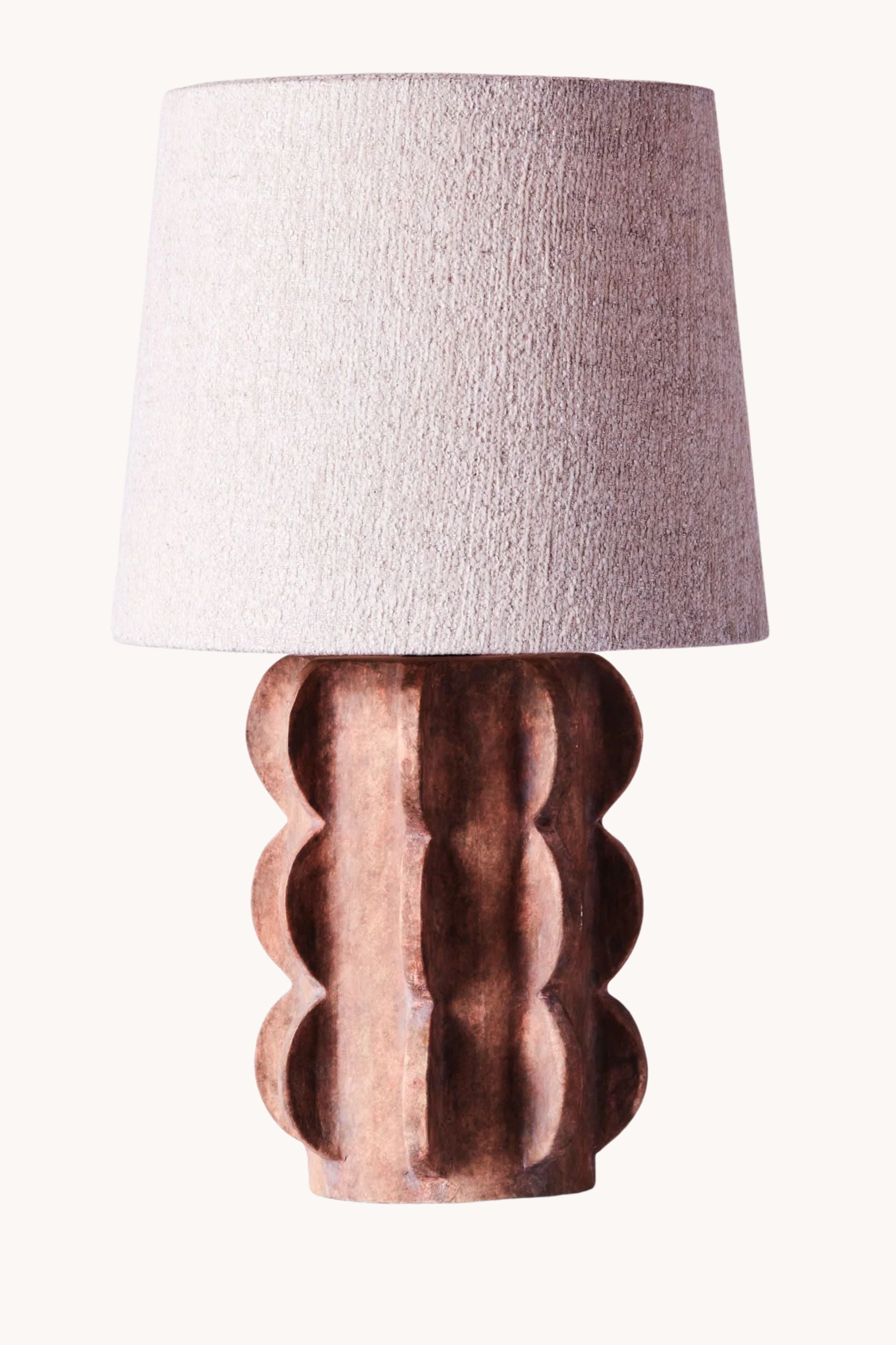 Dusty Deco Arcissimo Table Lamp Brown Small x District Loom