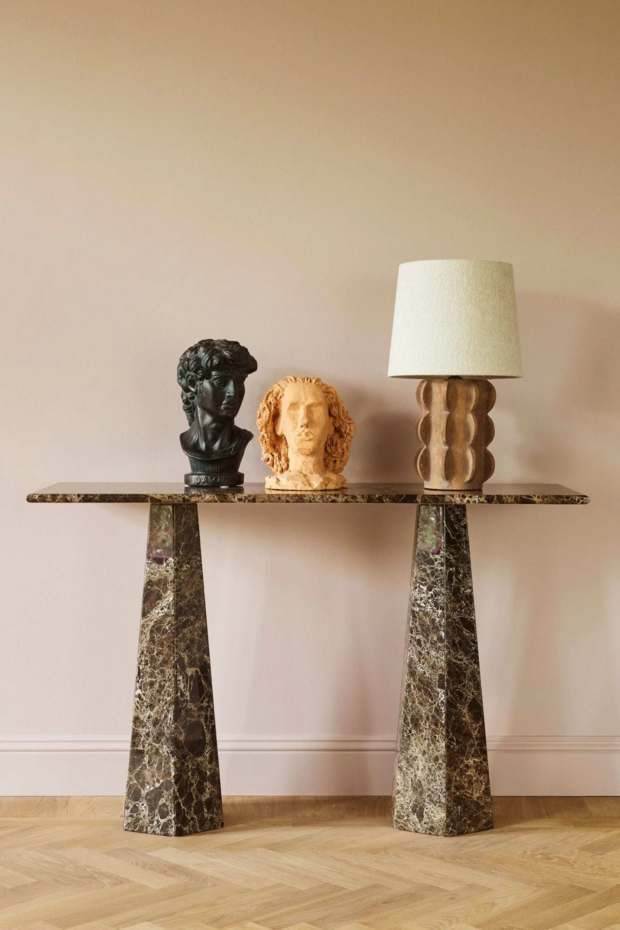 Dusty Deco Arcissimo Table Lamp Brown Small x District Loom