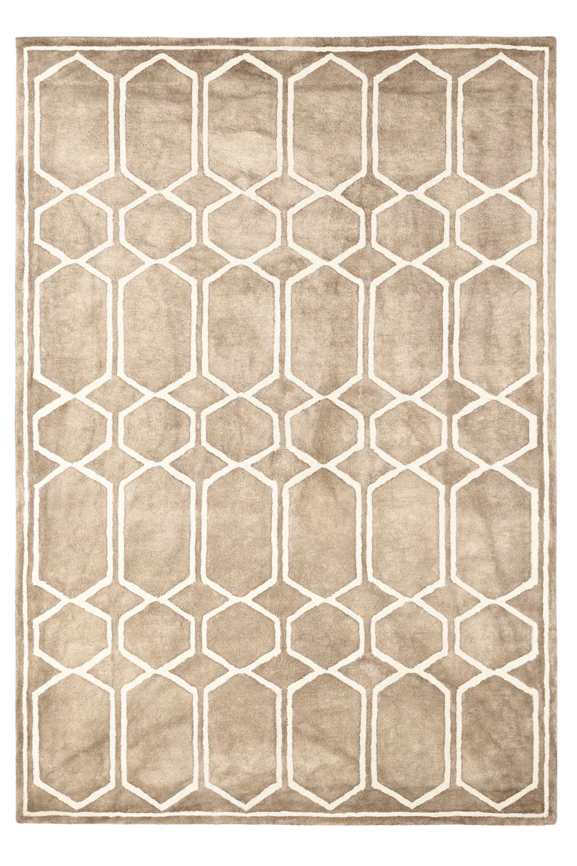 Dusty Deco Tie Dye Beige Rug at District Loom