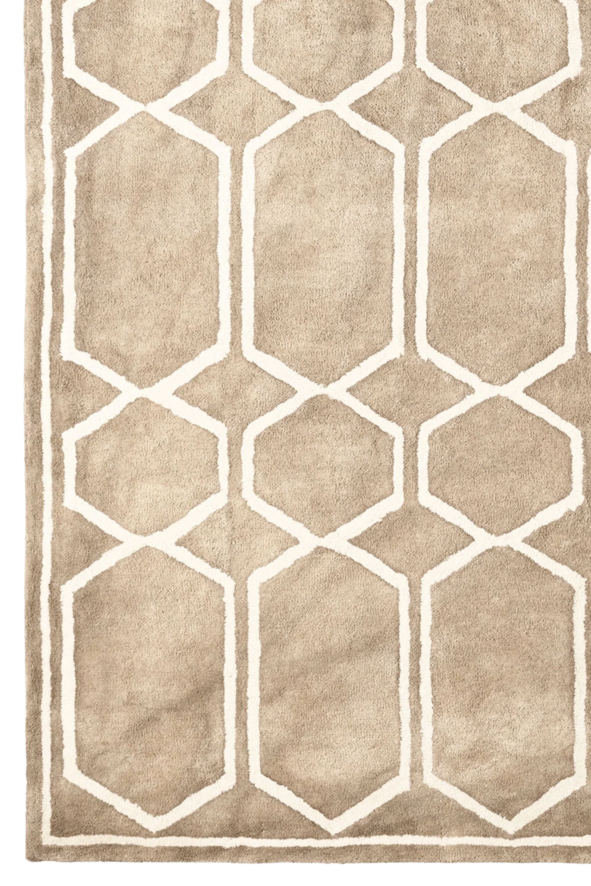 Dusty Deco Tie Dye Beige Rug at District Loom