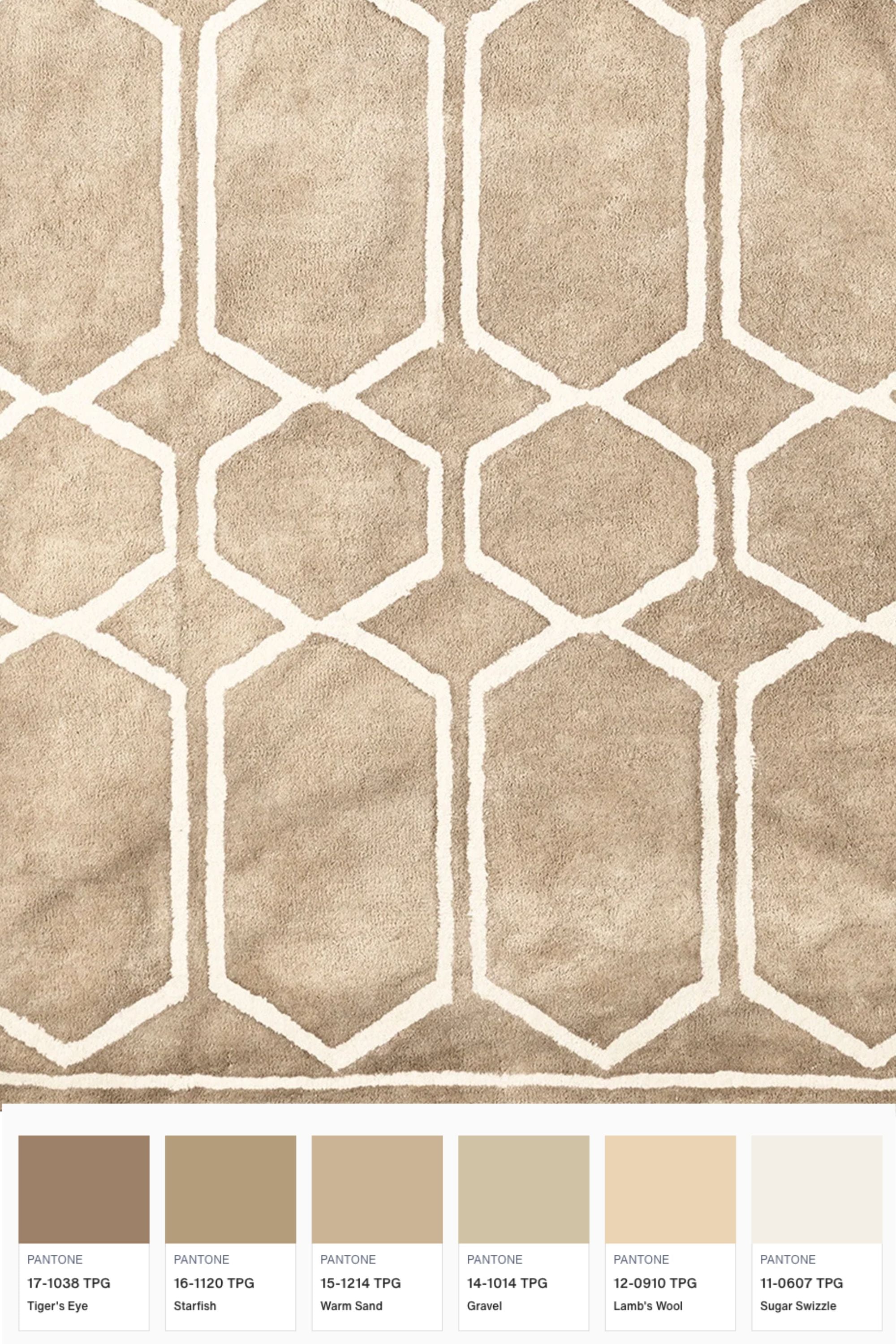 Dusty Deco Tie Dye Beige Rug at District Loom