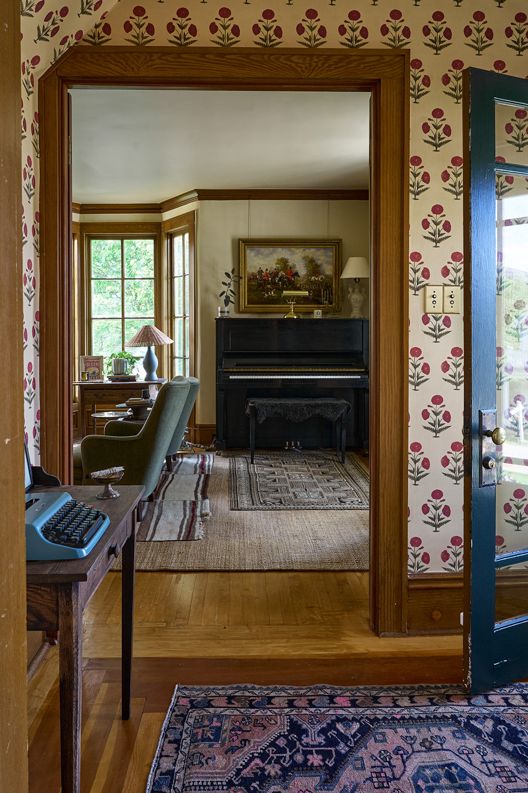 District Loom Vintage Lilihan scatter rug Bridger