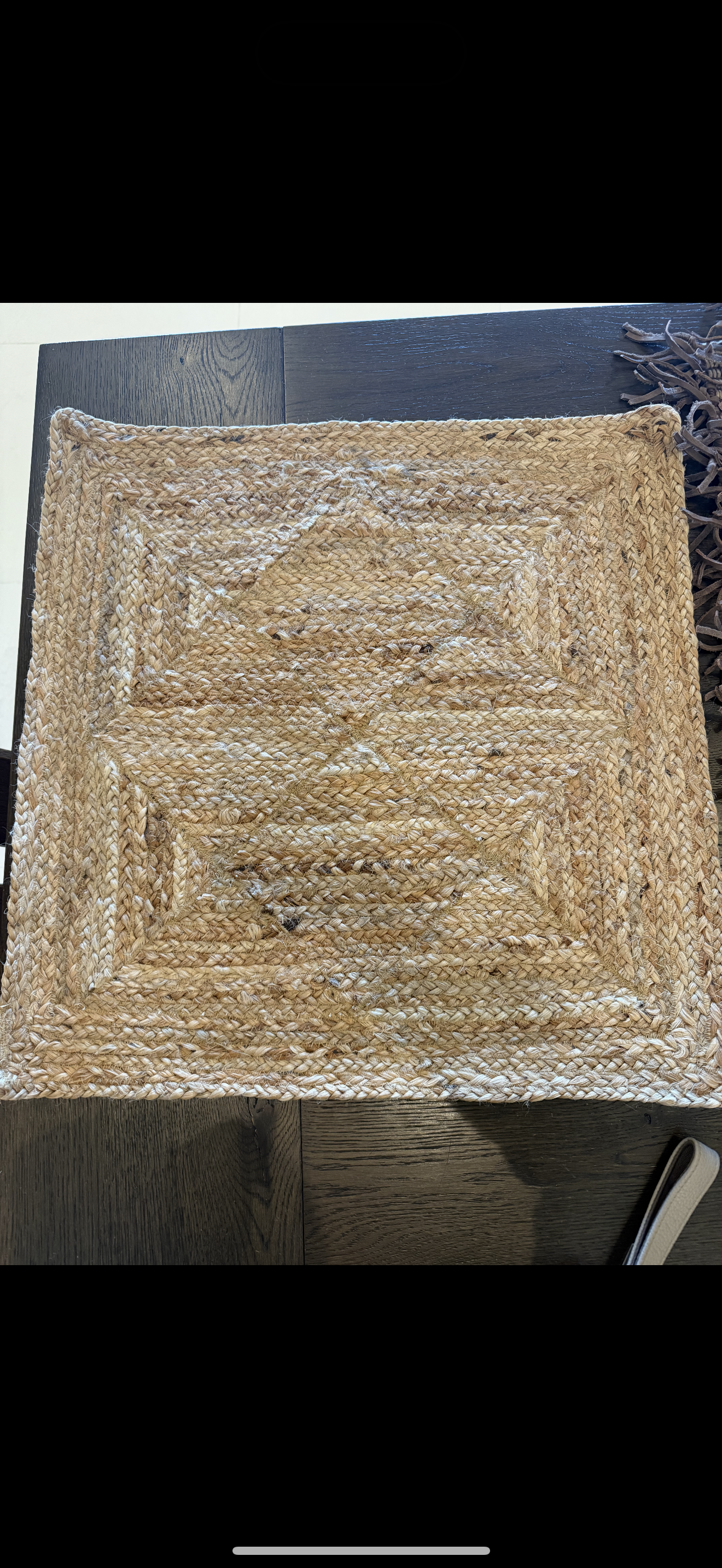 JD Custom Diamond Jute Rug 9