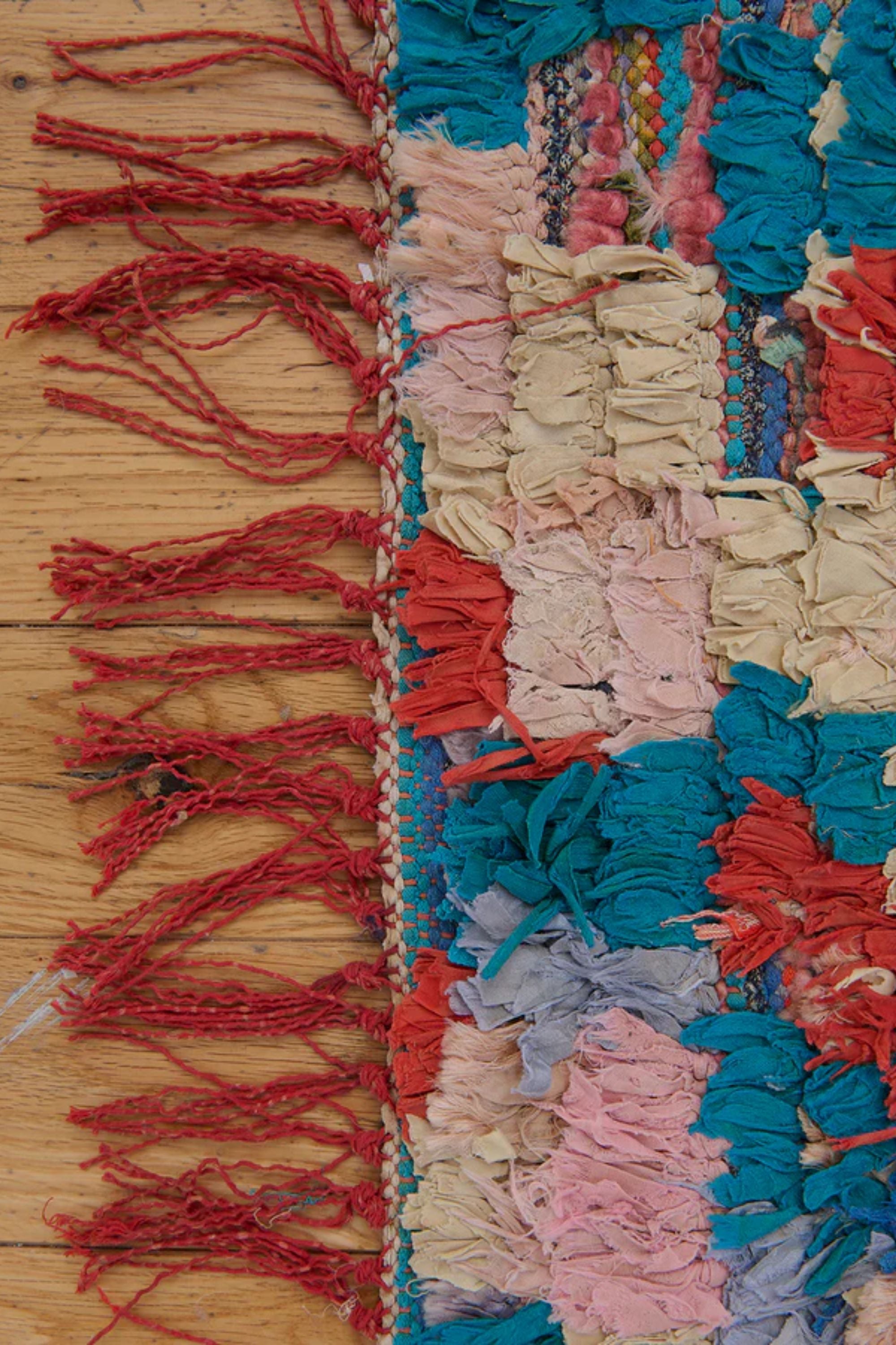 District Loom Boucherouite Scatter Rug BOU08