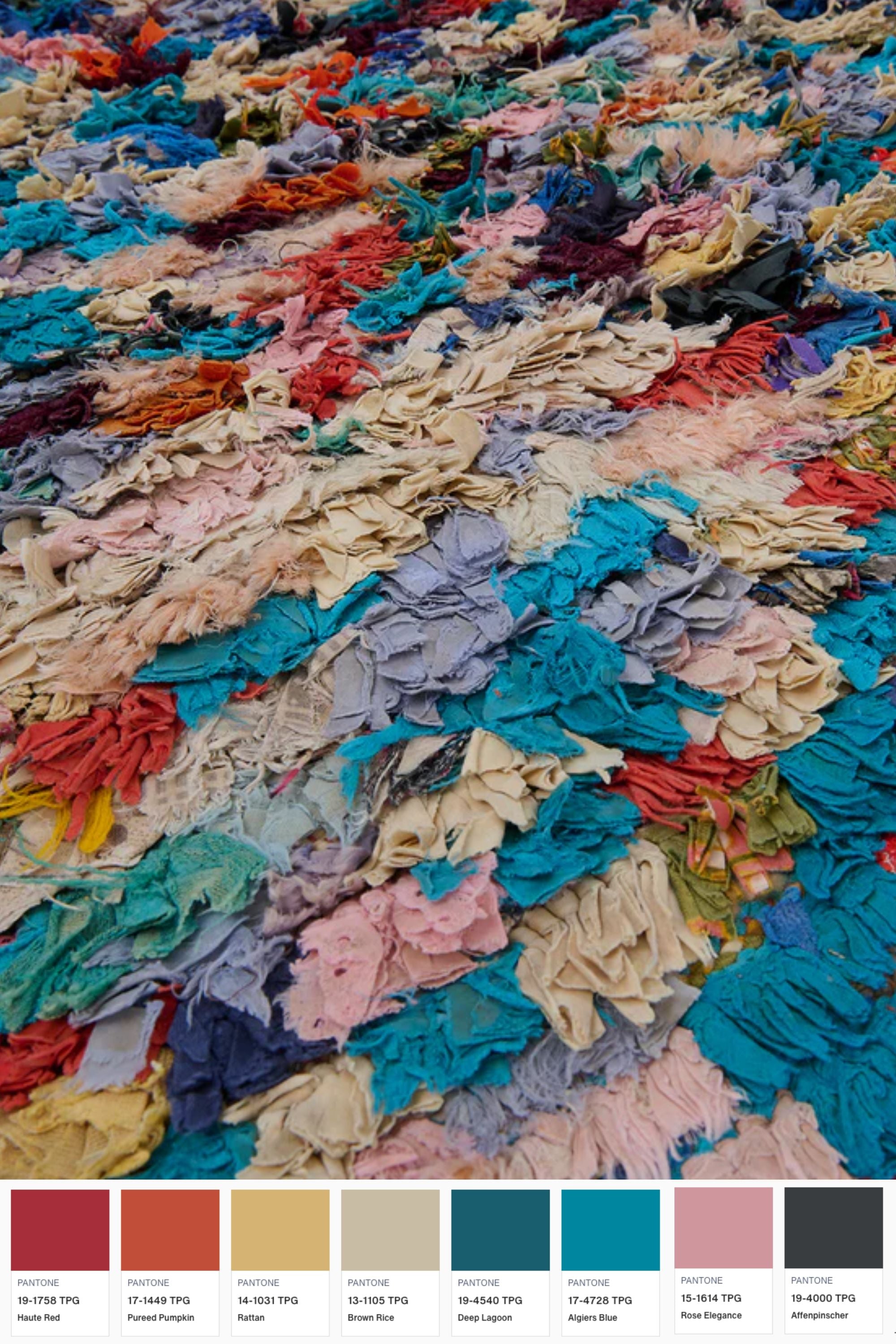 District Loom Boucherouite Scatter Rug BOU08