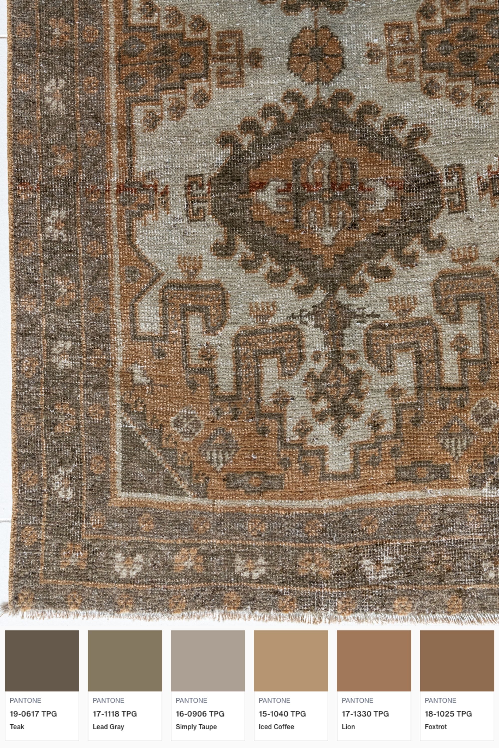 District loom Vintage Bakhtiari Runner Rug Helena