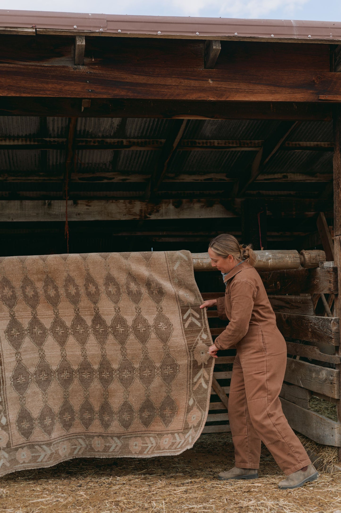 District Loom Vintage Wide Runner Rug Cami