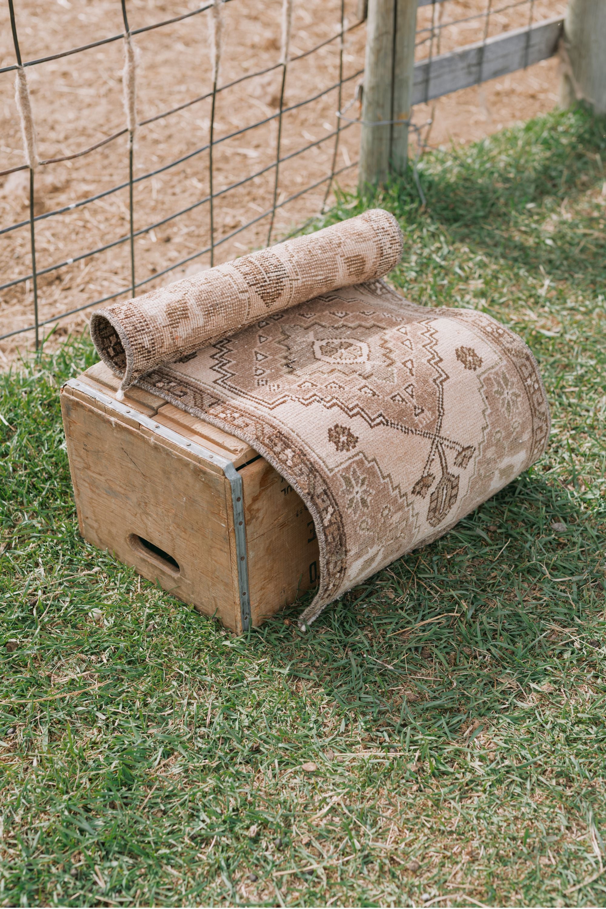 District Loom Vintage Turkish Mini Rug No. 723 for Anthropologie