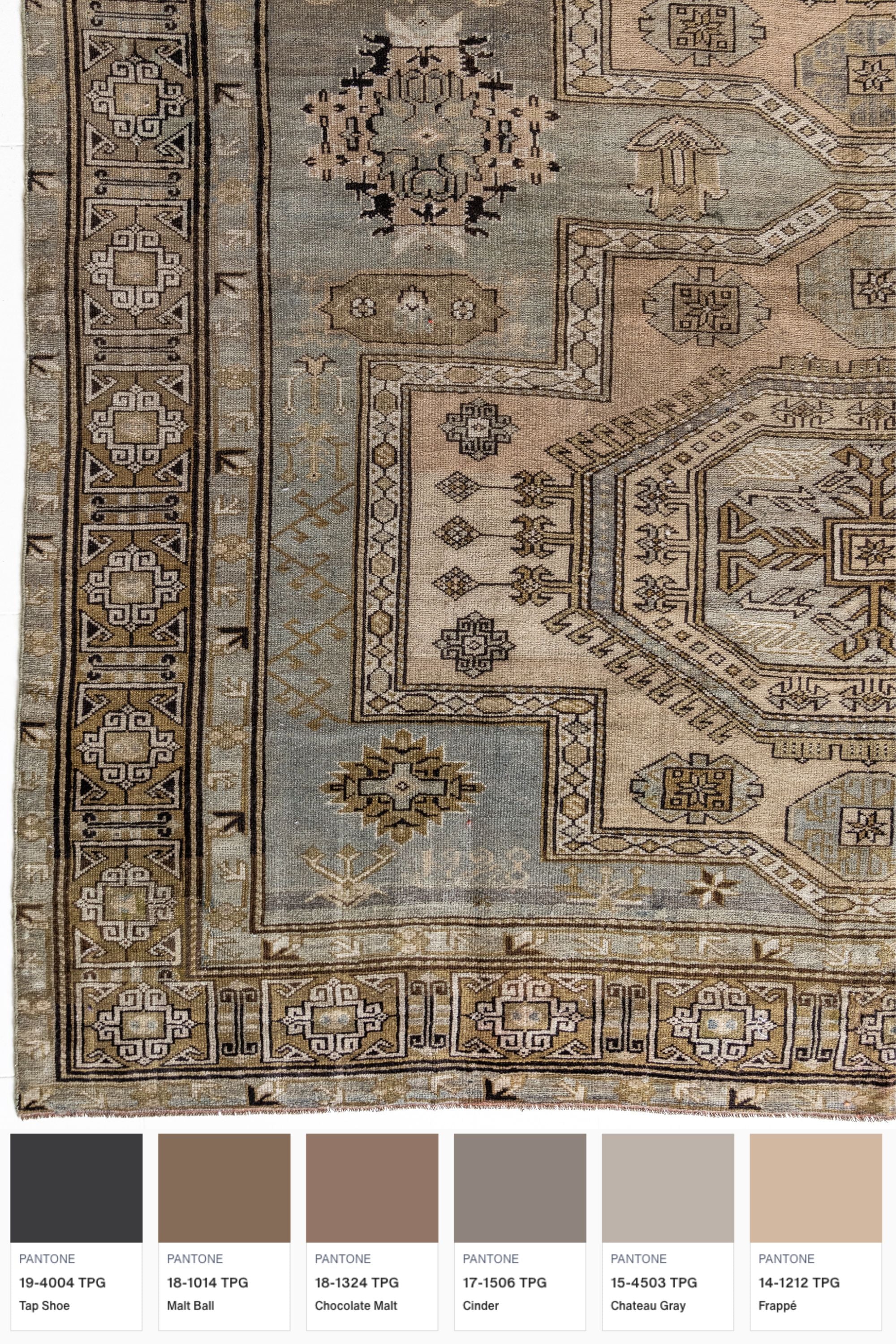 District Loom Vintage Daghestan Area Rug Lennep