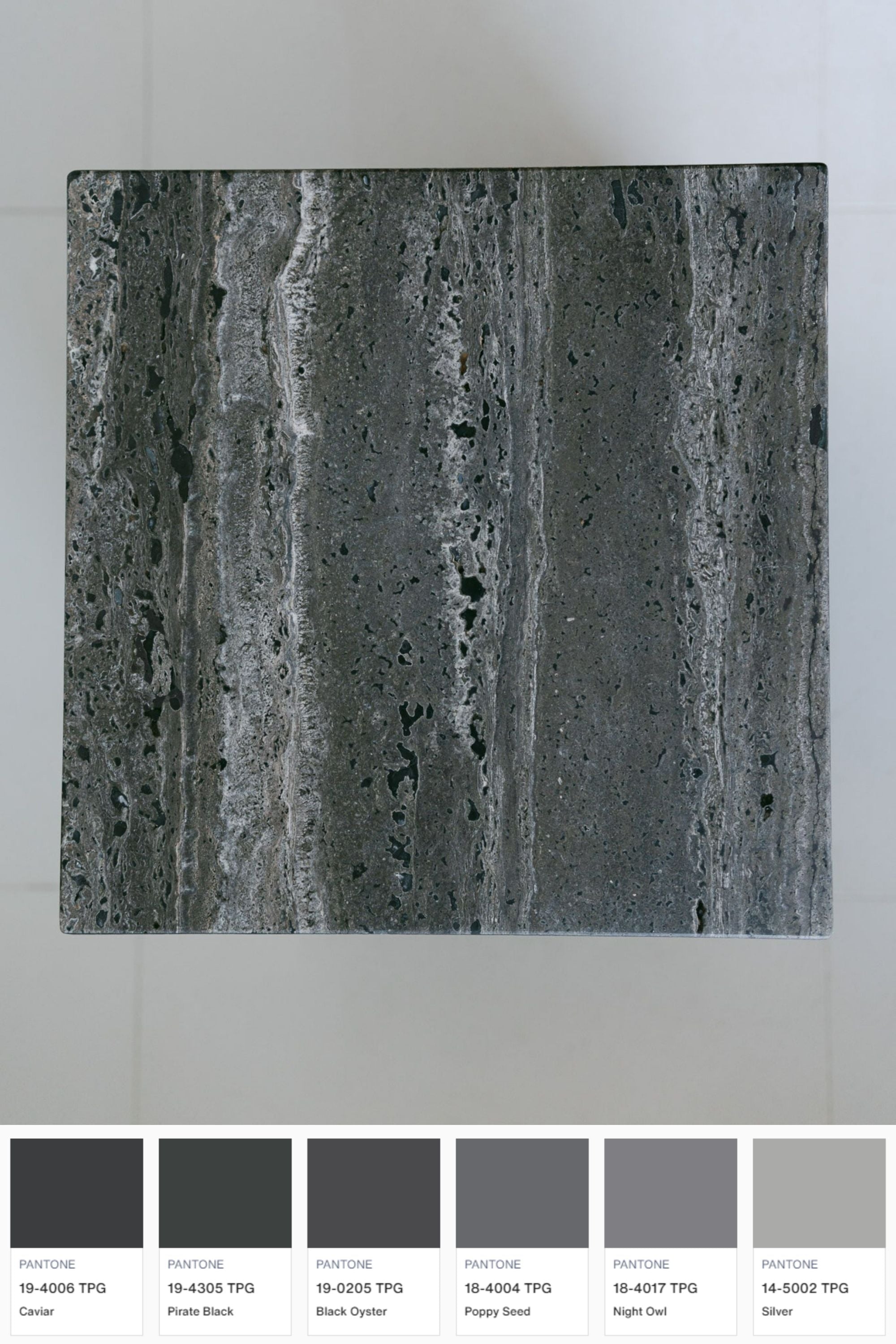 Ocean Brown Travertine Plinth 008 | Made-to-order