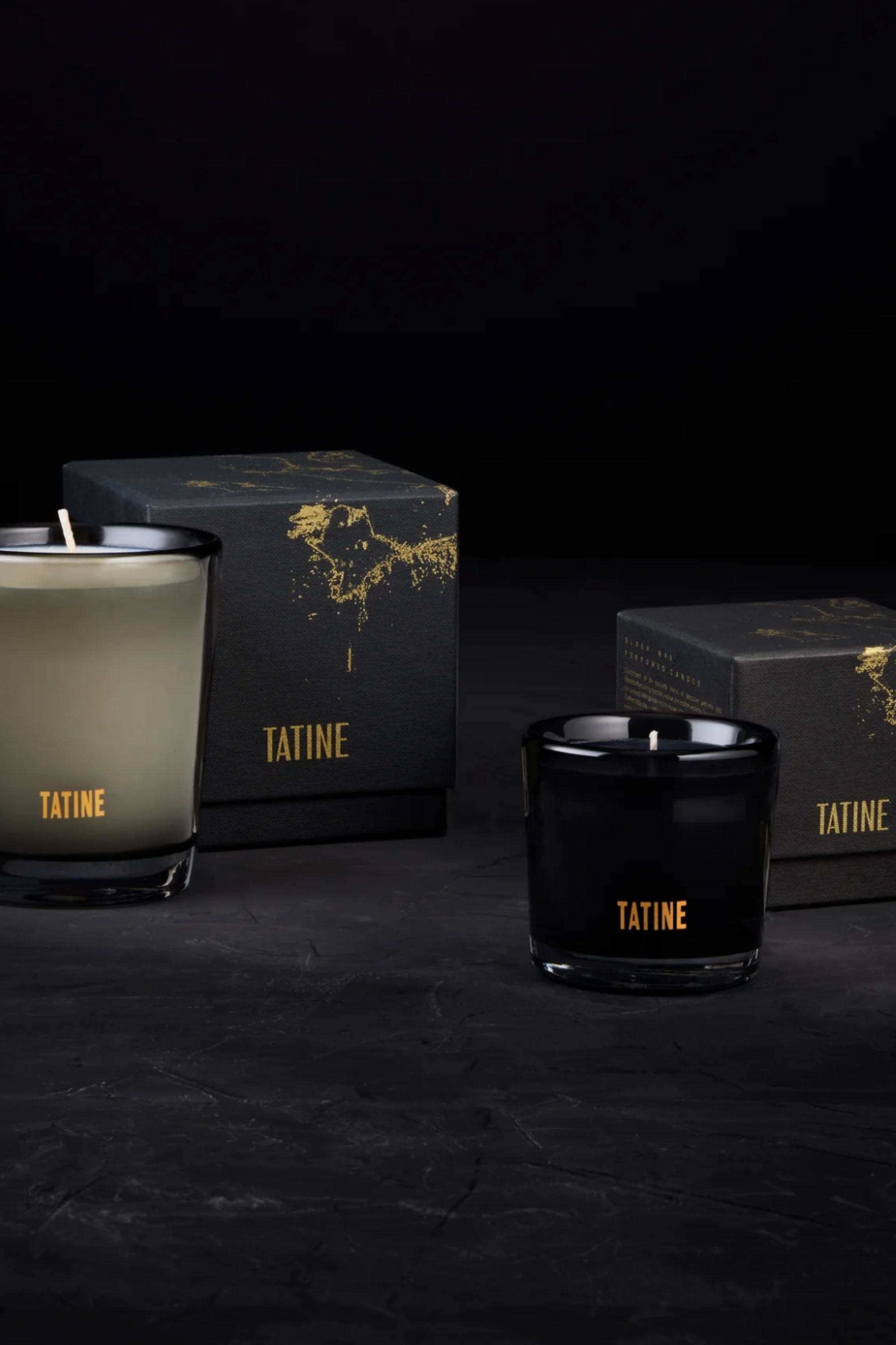 district Loom x Tatine Candle Bitter Orange and Lavendar