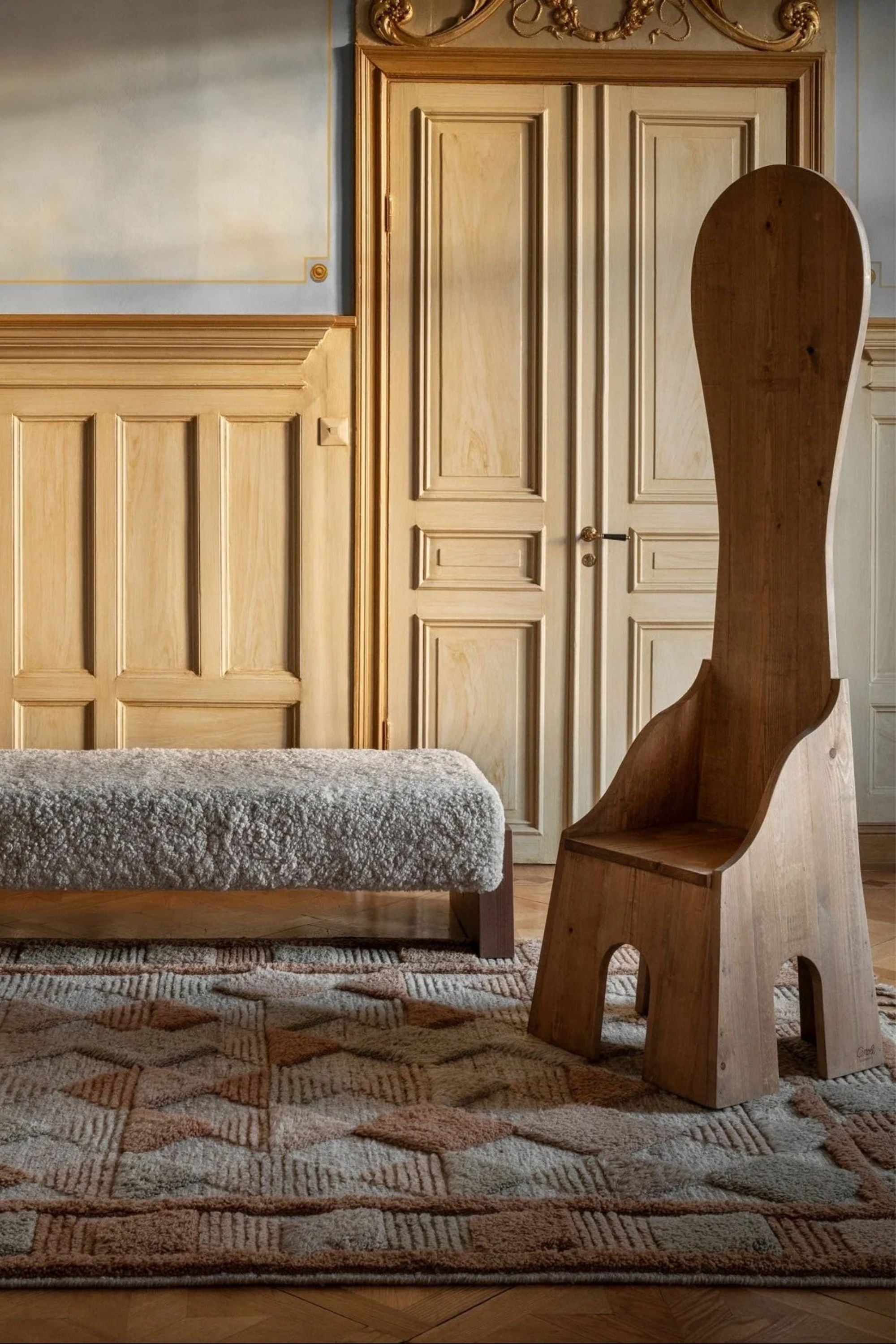 Dusty Deco Lisboa Rug Multi Amber for District Loom