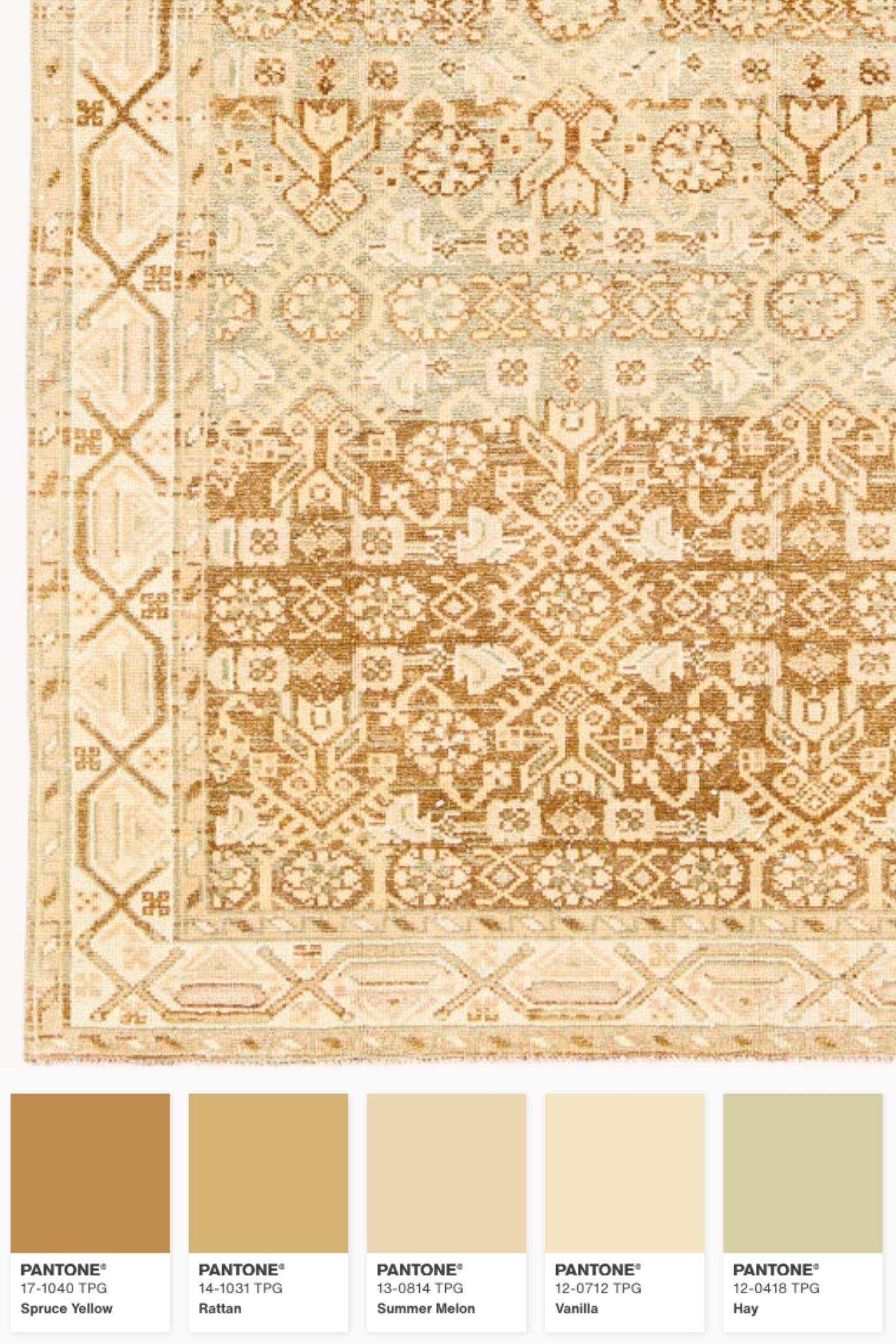 District Loom Vintage Runner Rug Willow