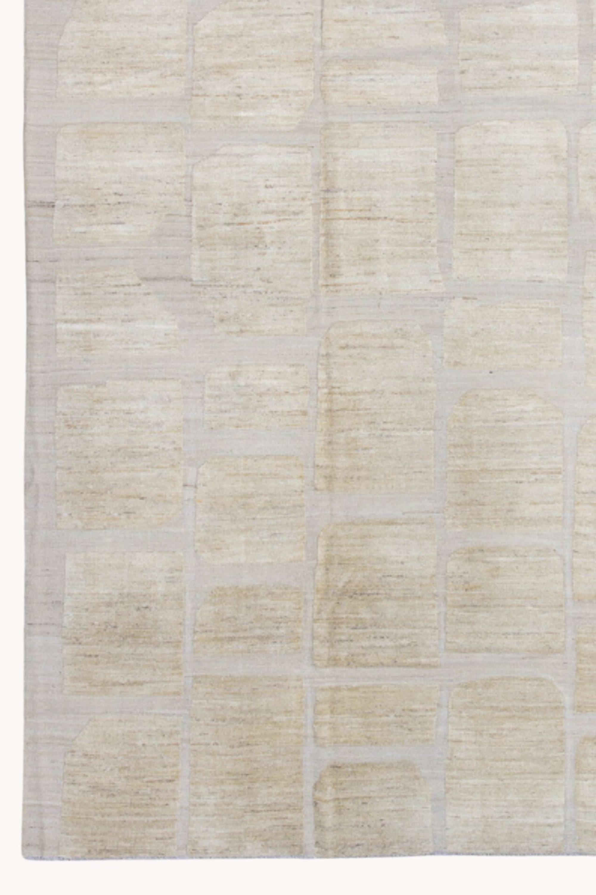 District Loom Modern hand knotted Afghan Tulu area rug made to order