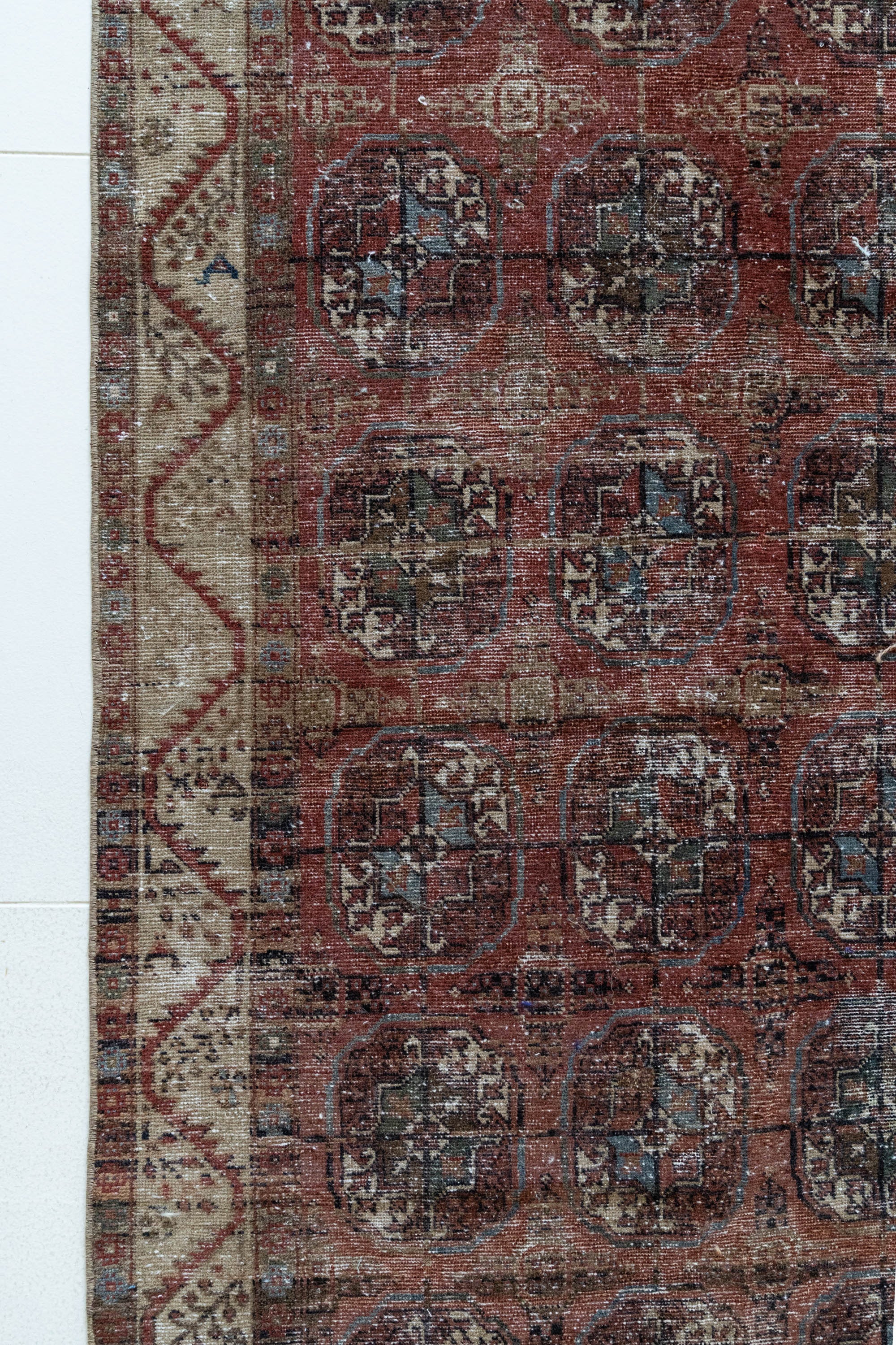 District Loom Vintage Boukhara scatter rug Arlee