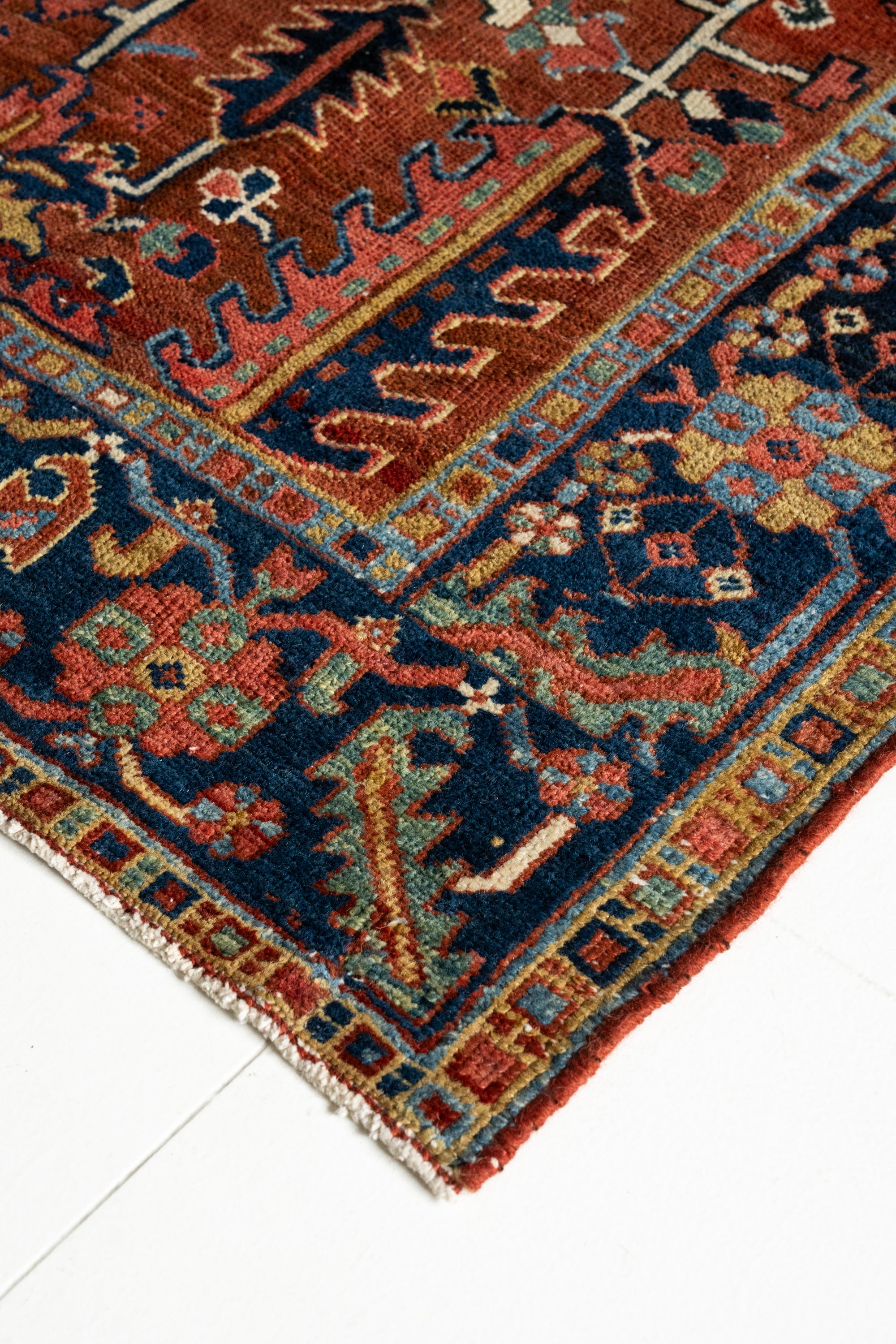 District Loom Vintage Heriz Area Rug Finn