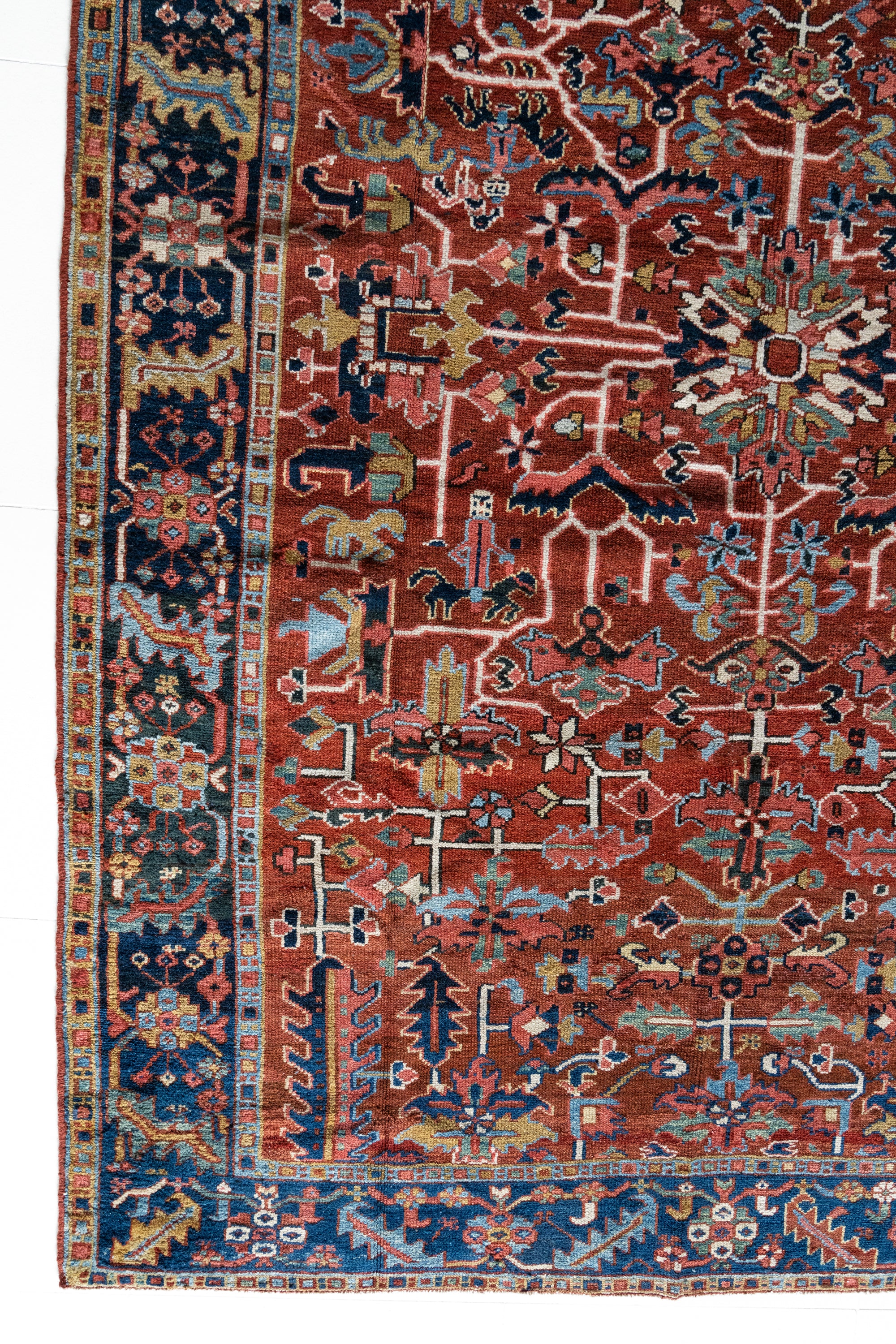 District Loom Vintage Heriz Area Rug Finn