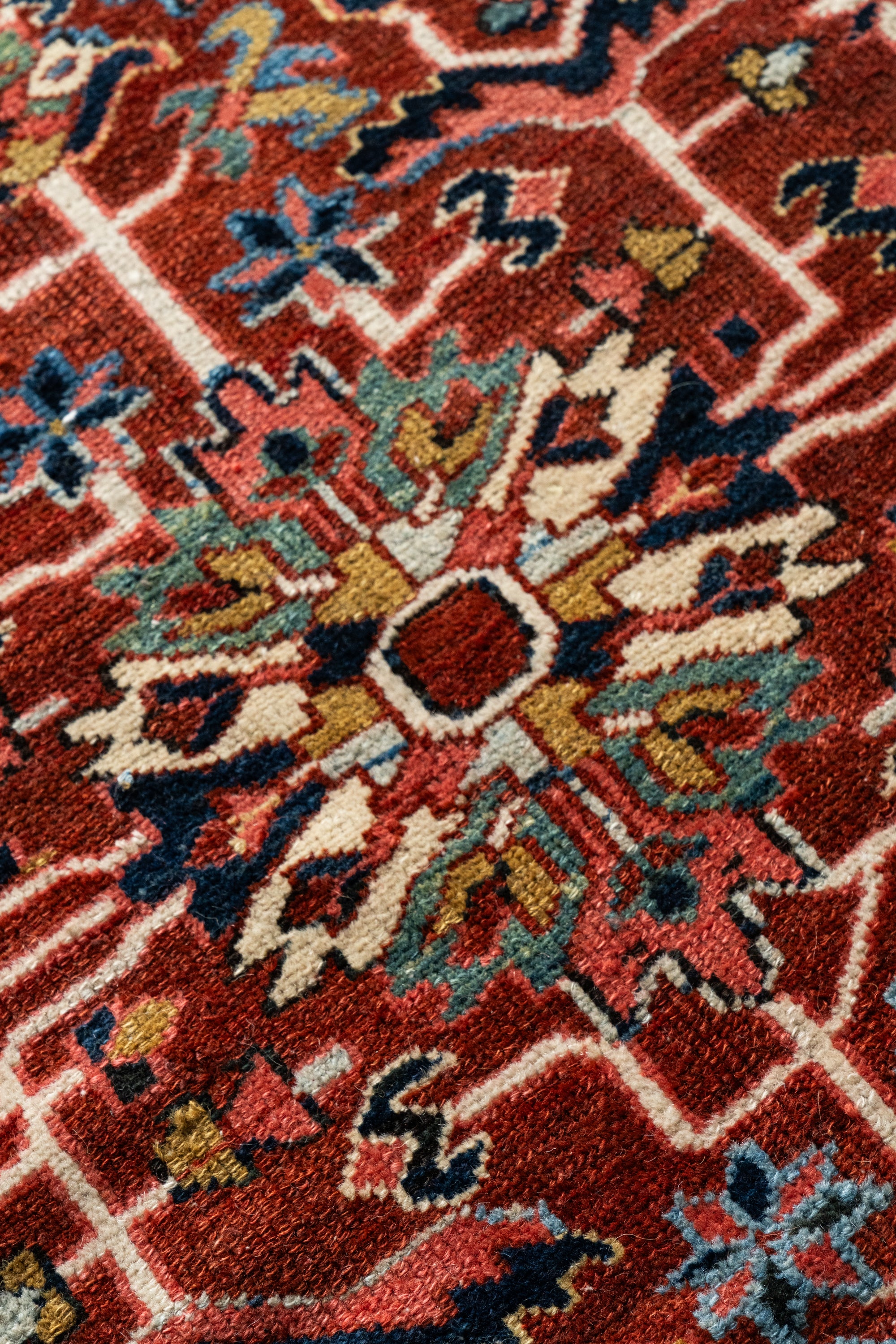 District Loom Vintage Heriz Area Rug Finn