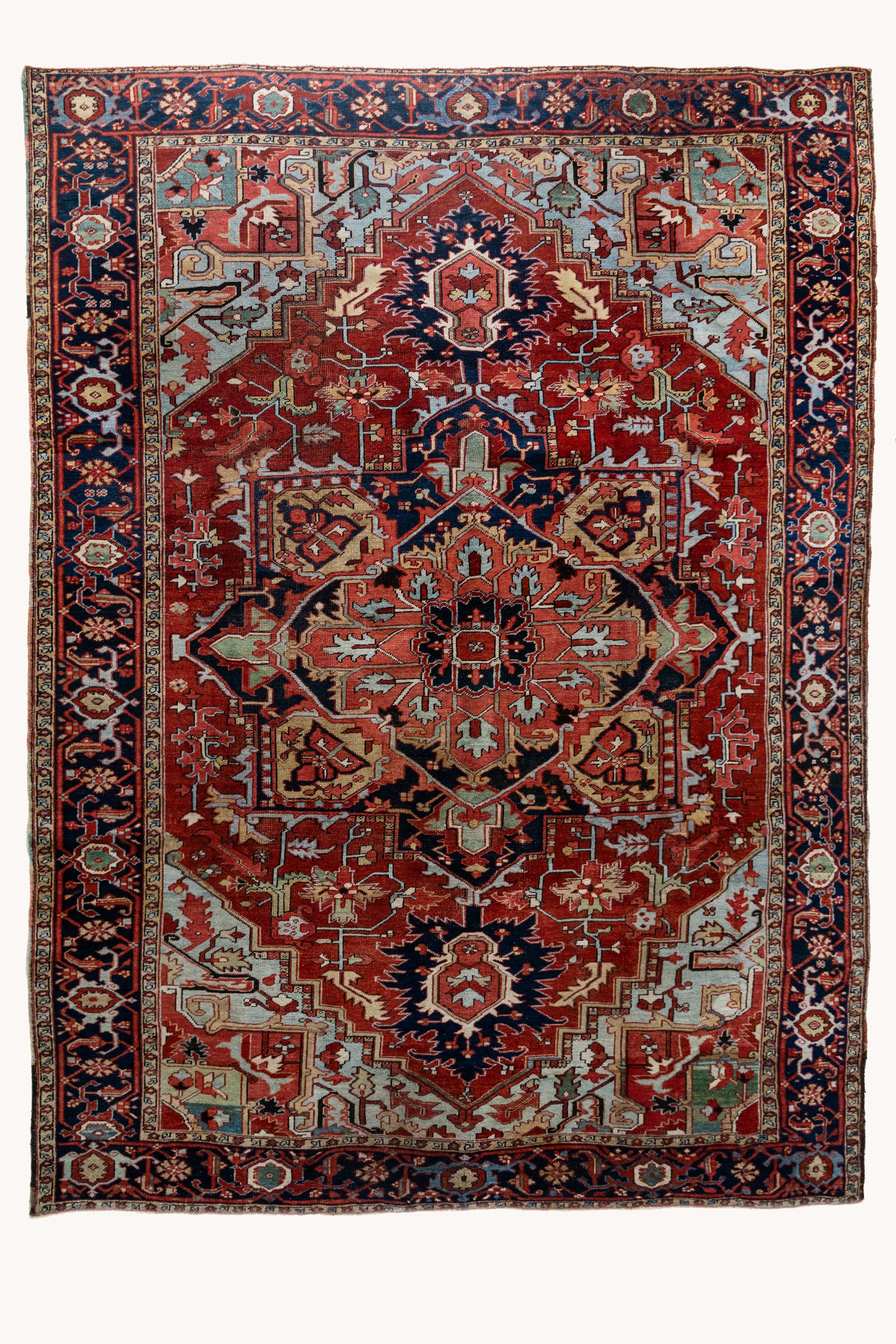 District Loom Vintage Serapi Area Rug Ginsburg