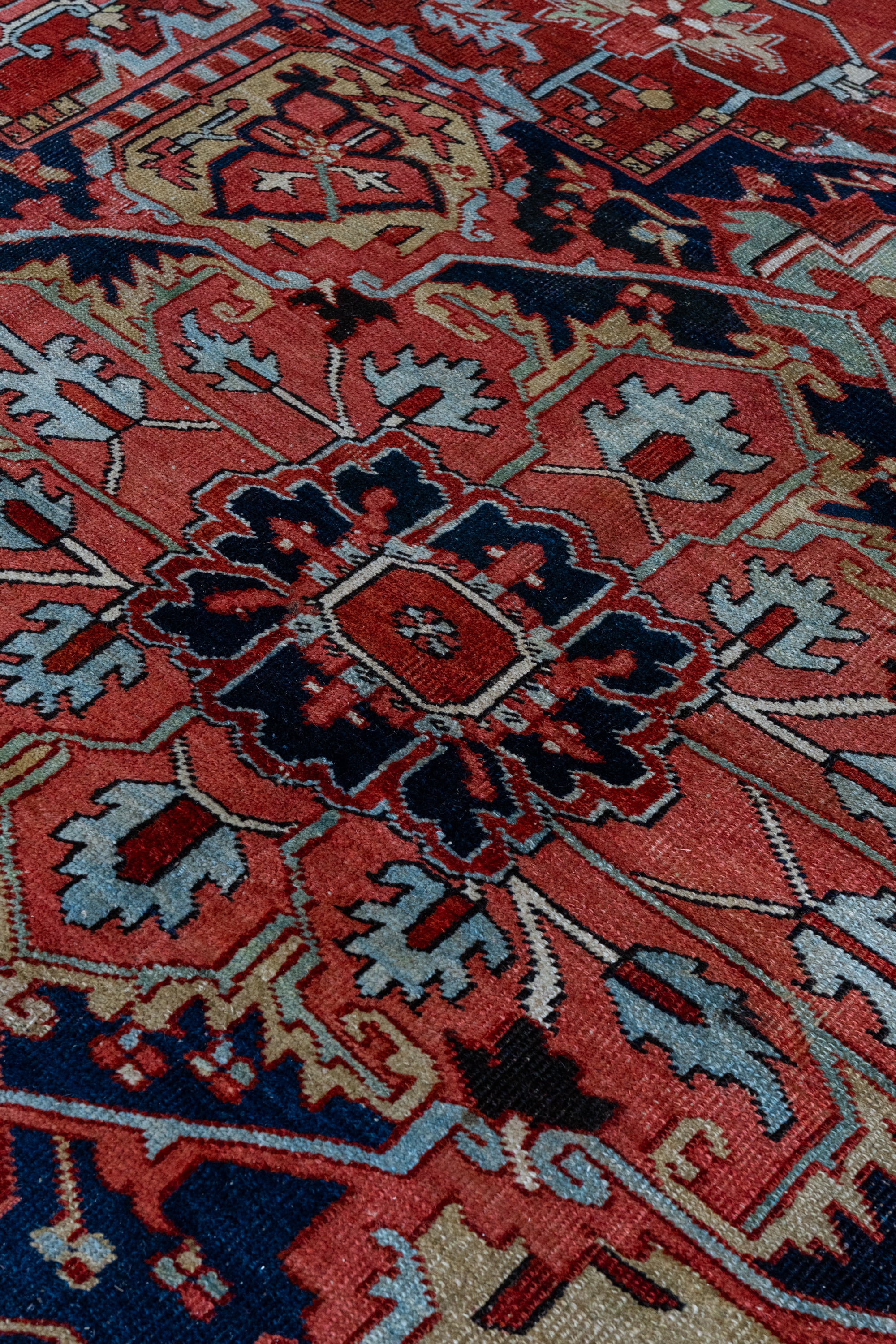 District Loom Vintage Serapi Area Rug Ginsburg