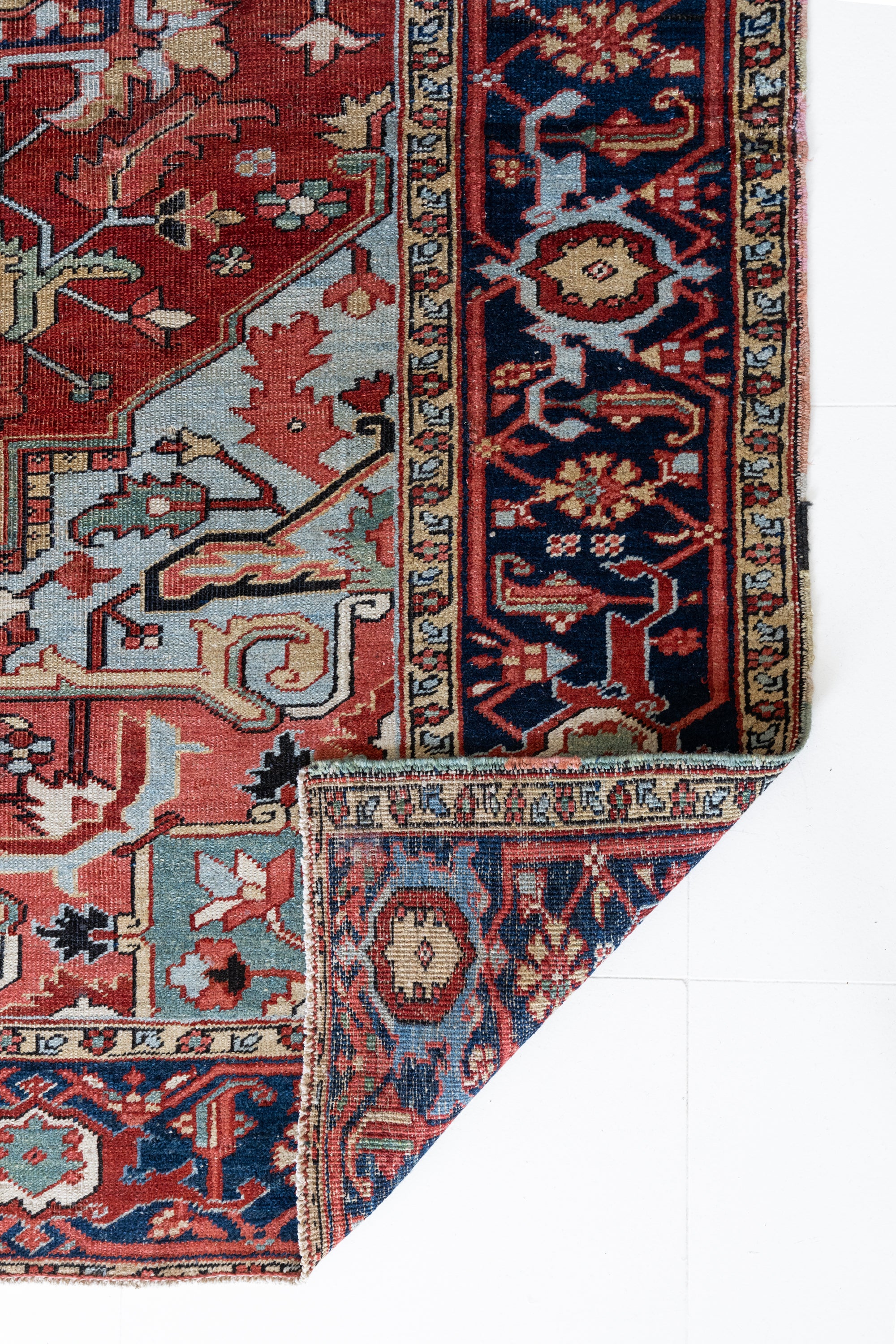 District Loom Vintage Serapi Area Rug Ginsburg