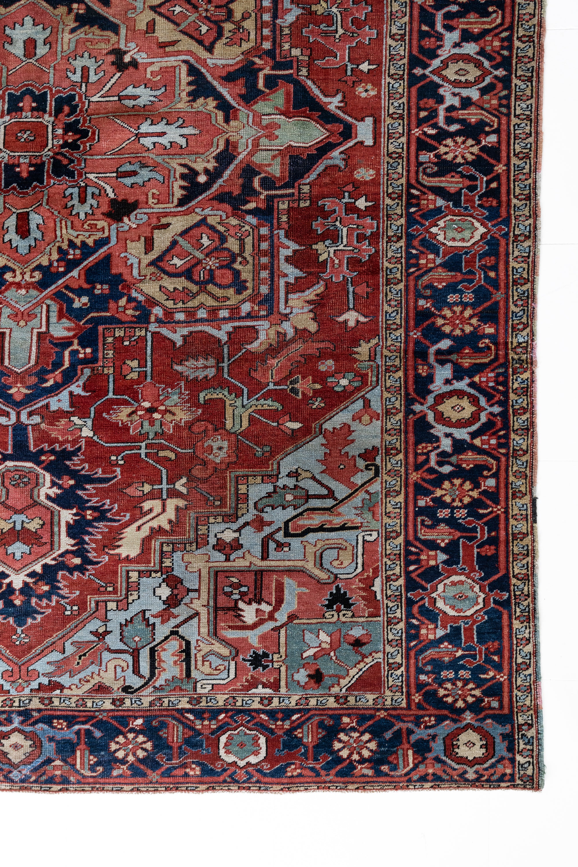 District Loom Vintage Serapi Area Rug Ginsburg