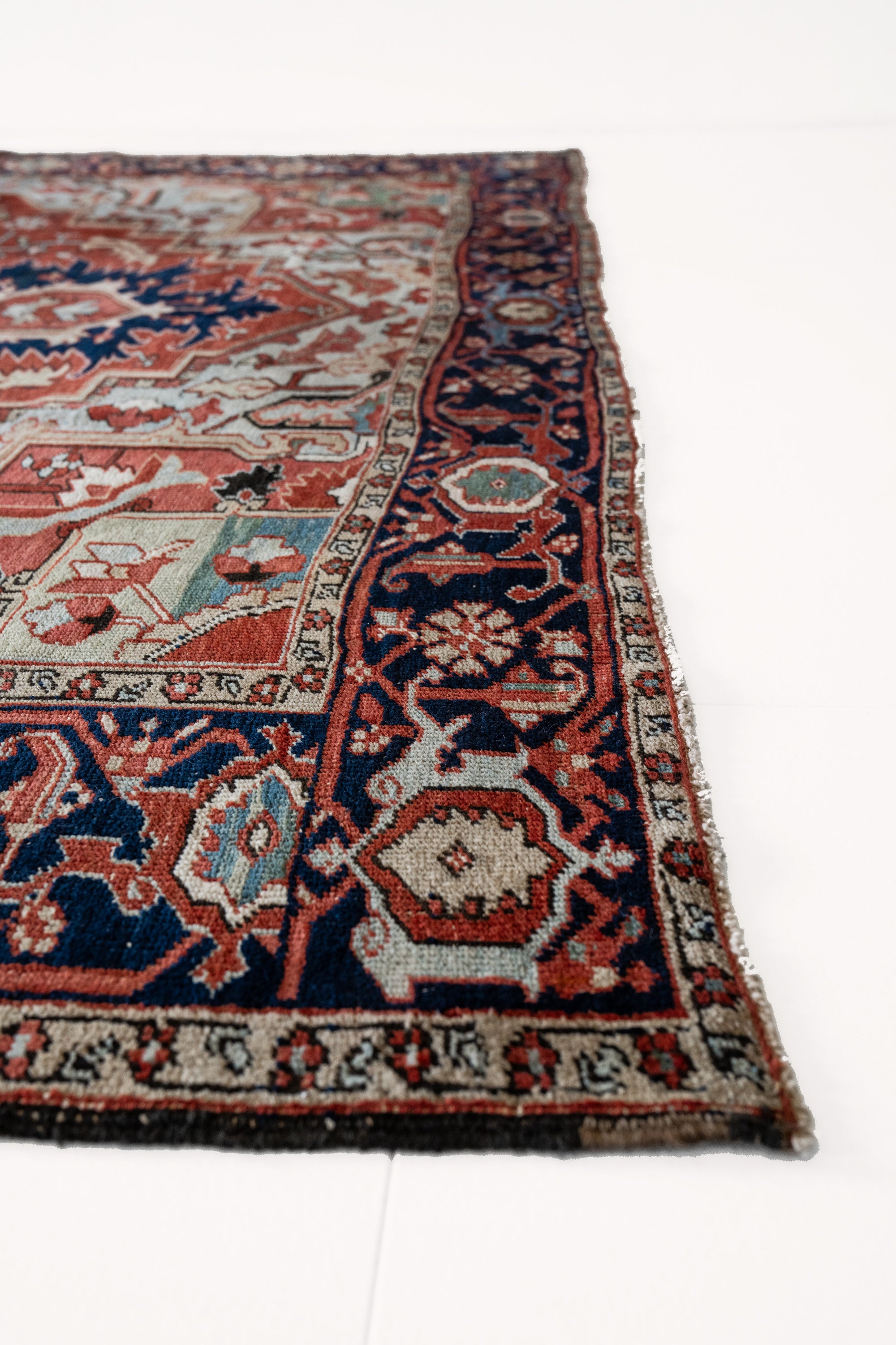District Loom Vintage Serapi Area Rug Ginsburg