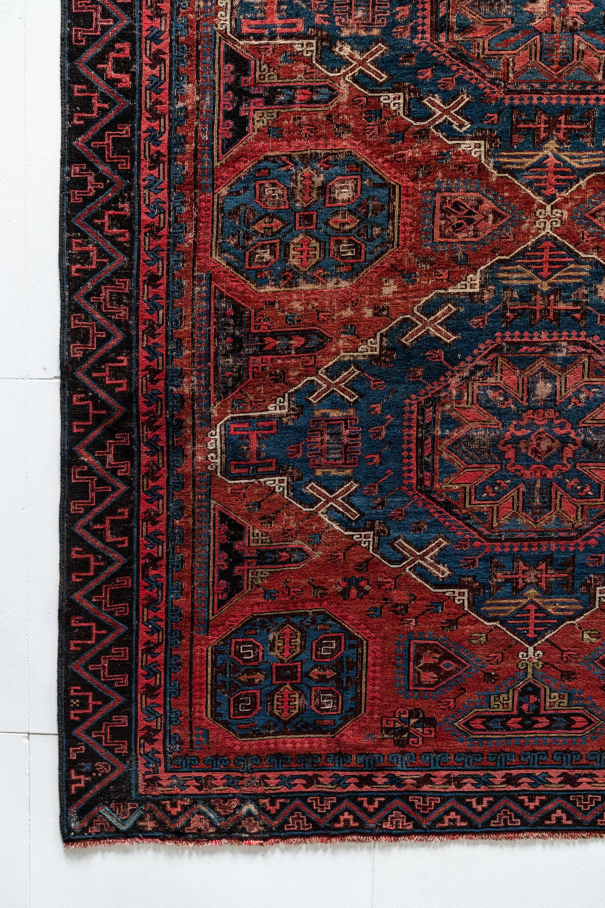 District Loom Vintage Soumak Scatter Rug Harrison