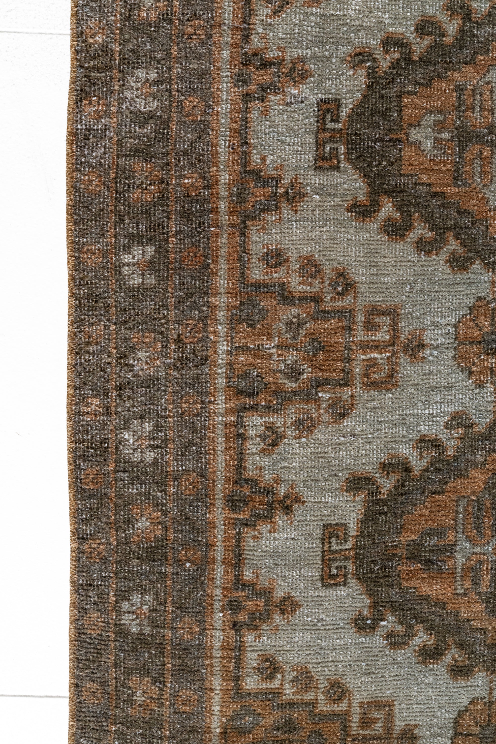 District loom Vintage Bakhtiari Runner Rug Helena