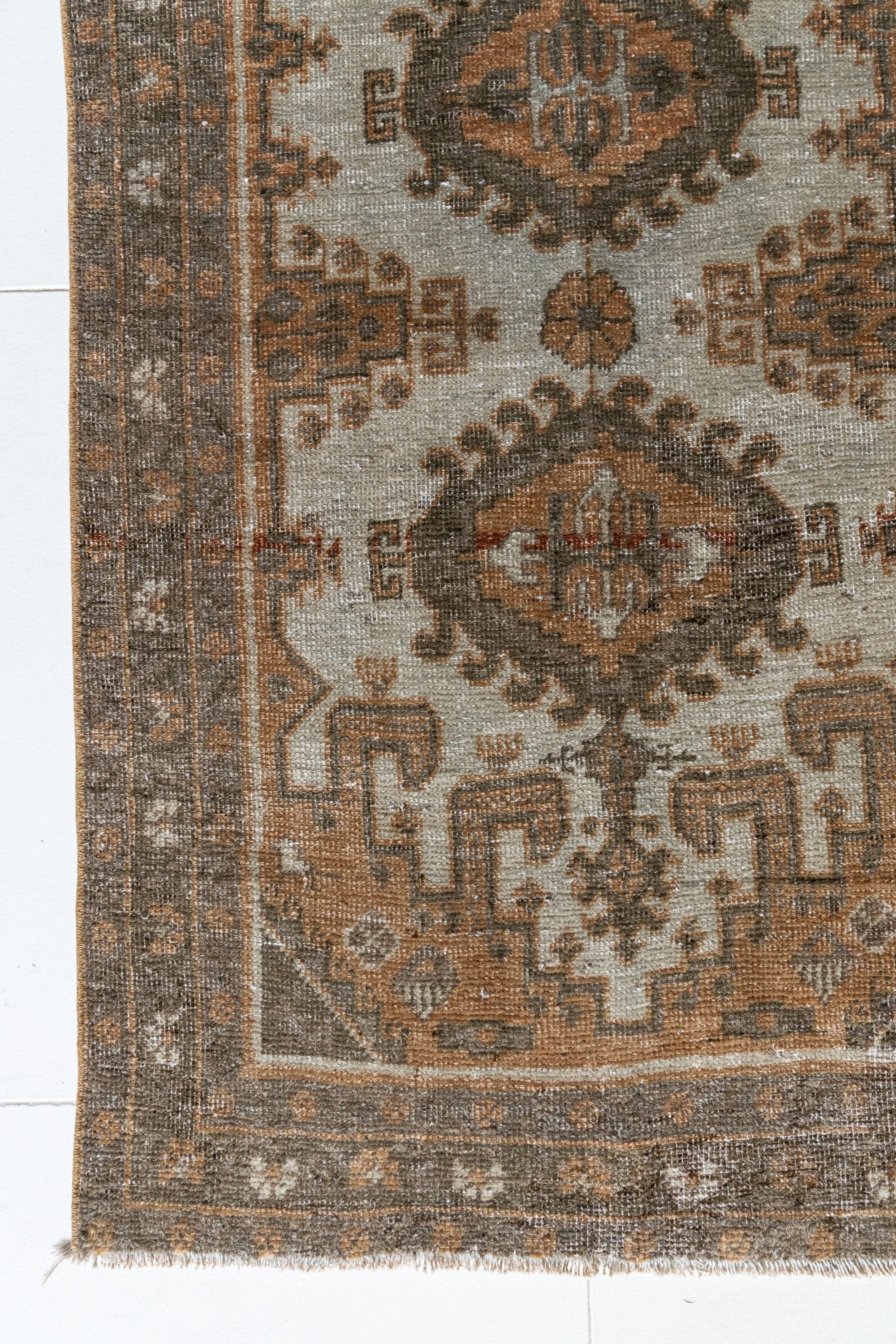 District loom Vintage Bakhtiari Runner Rug Helena