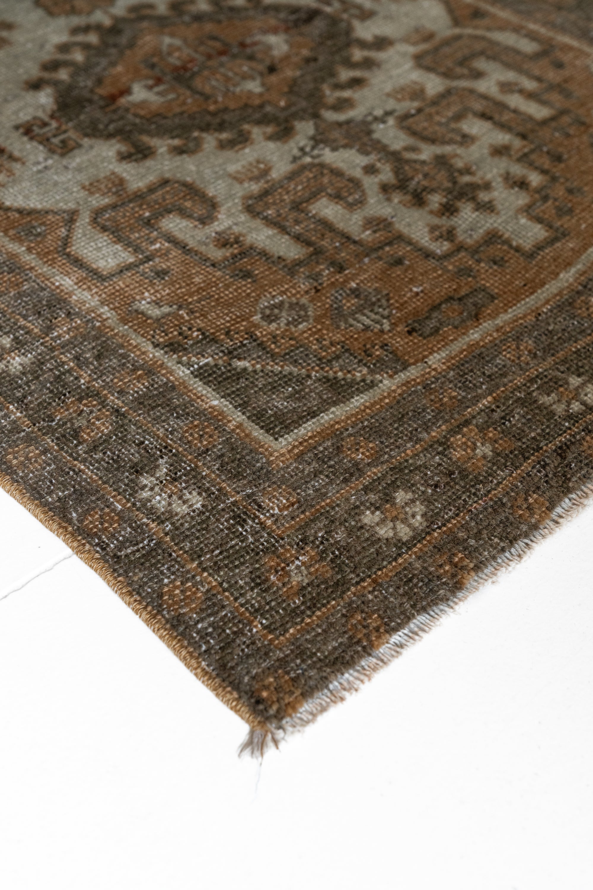 District loom Vintage Bakhtiari Runner Rug Helena