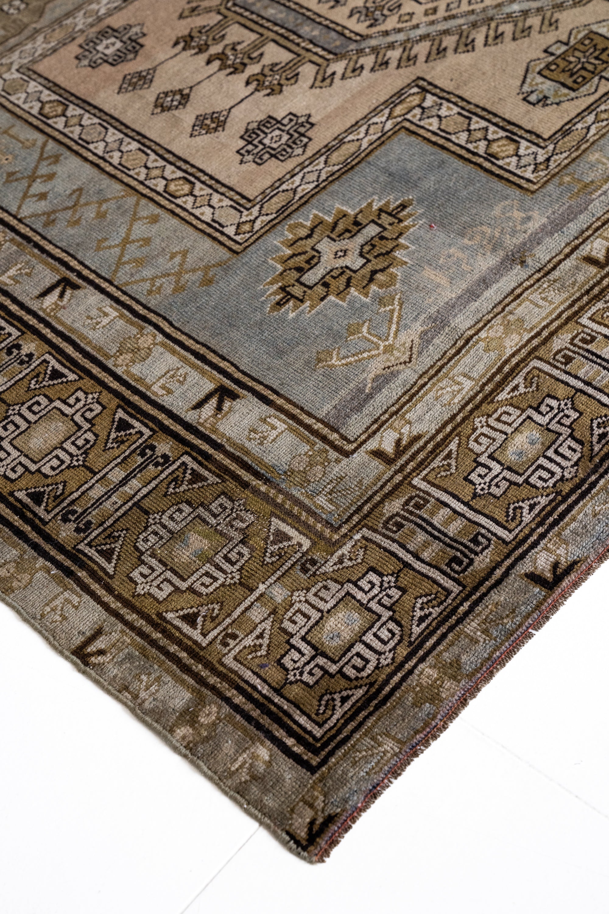 District Loom Vintage Daghestan Area Rug Lennep