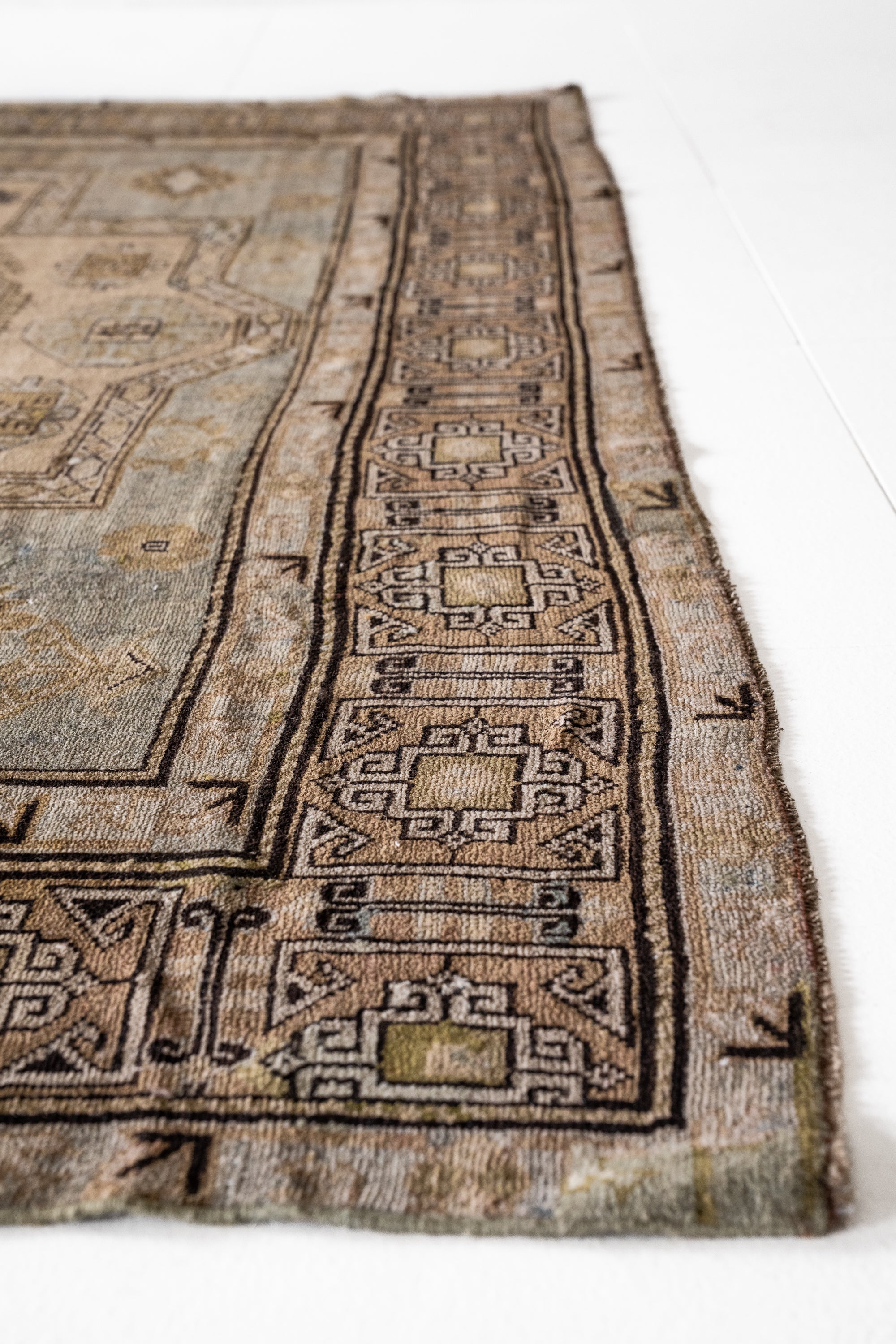 District Loom Vintage Daghestan Area Rug Lennep