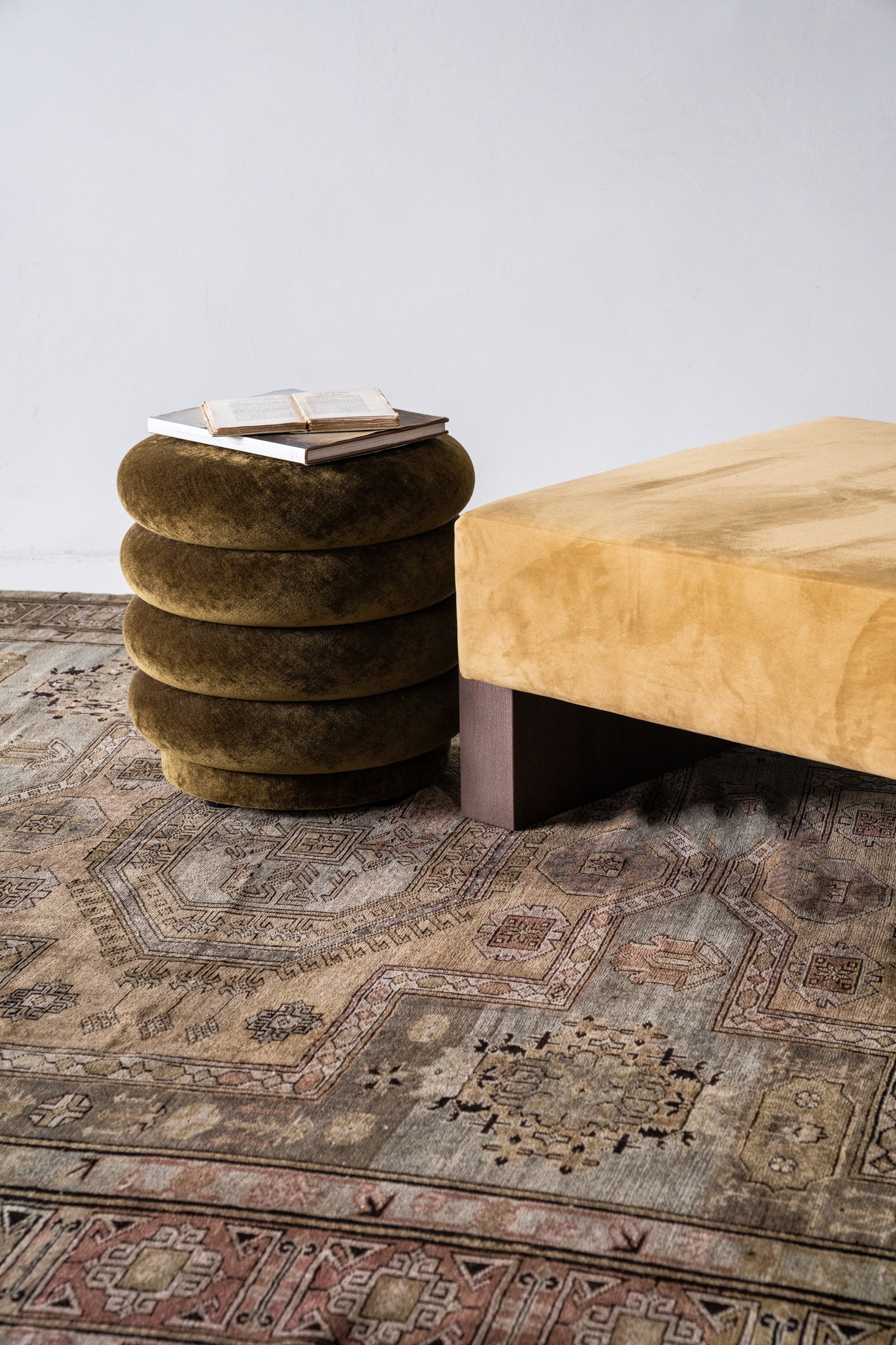 District Loom Vintage Daghestan Area Rug Lennep