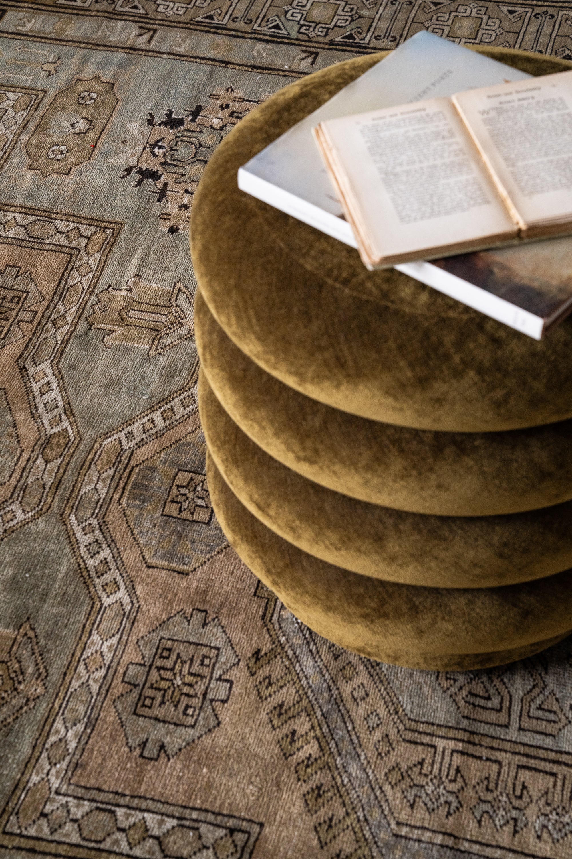 District Loom Vintage Daghestan Area Rug Lennep