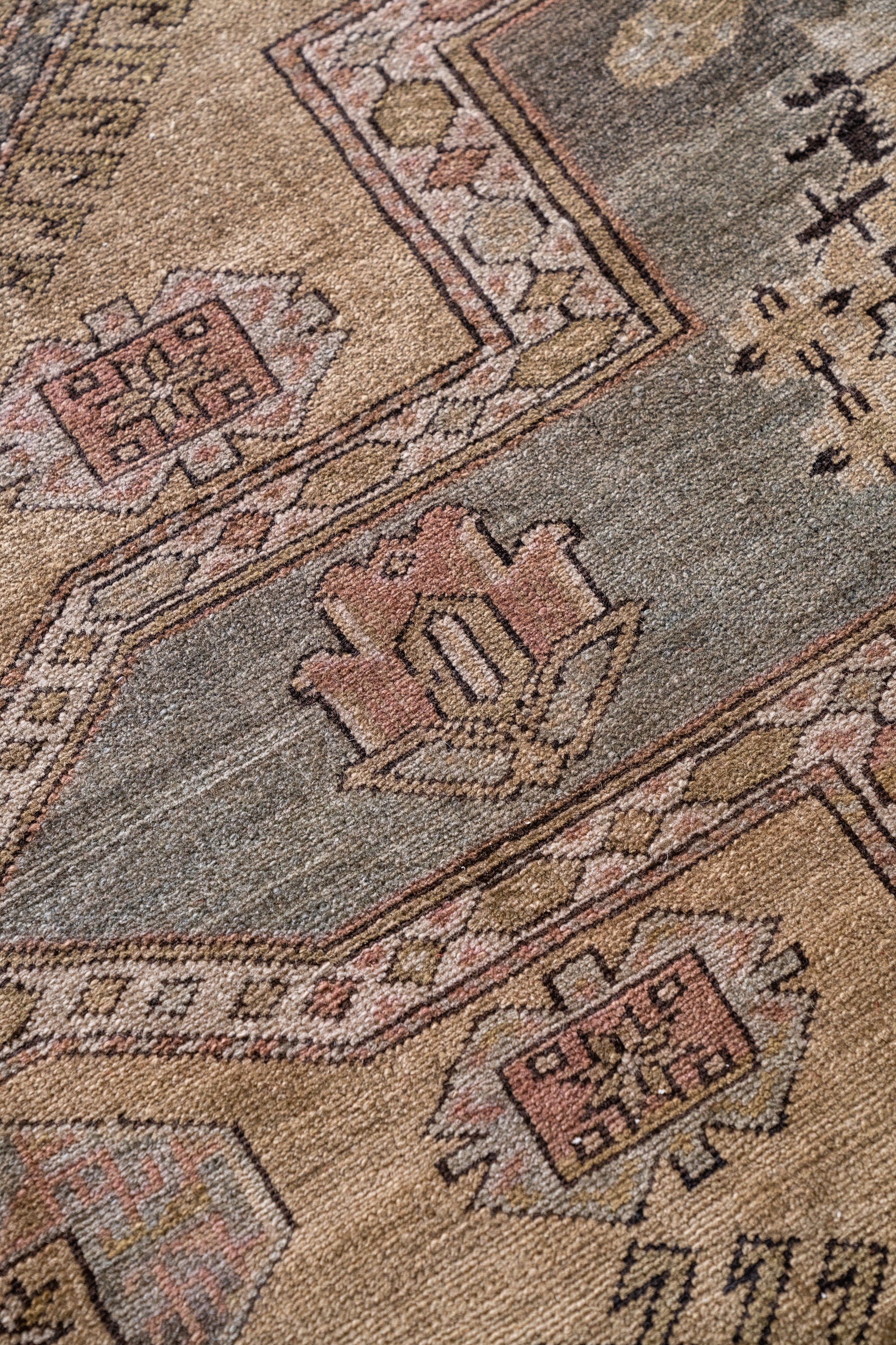 District Loom Vintage Daghestan Area Rug Lennep