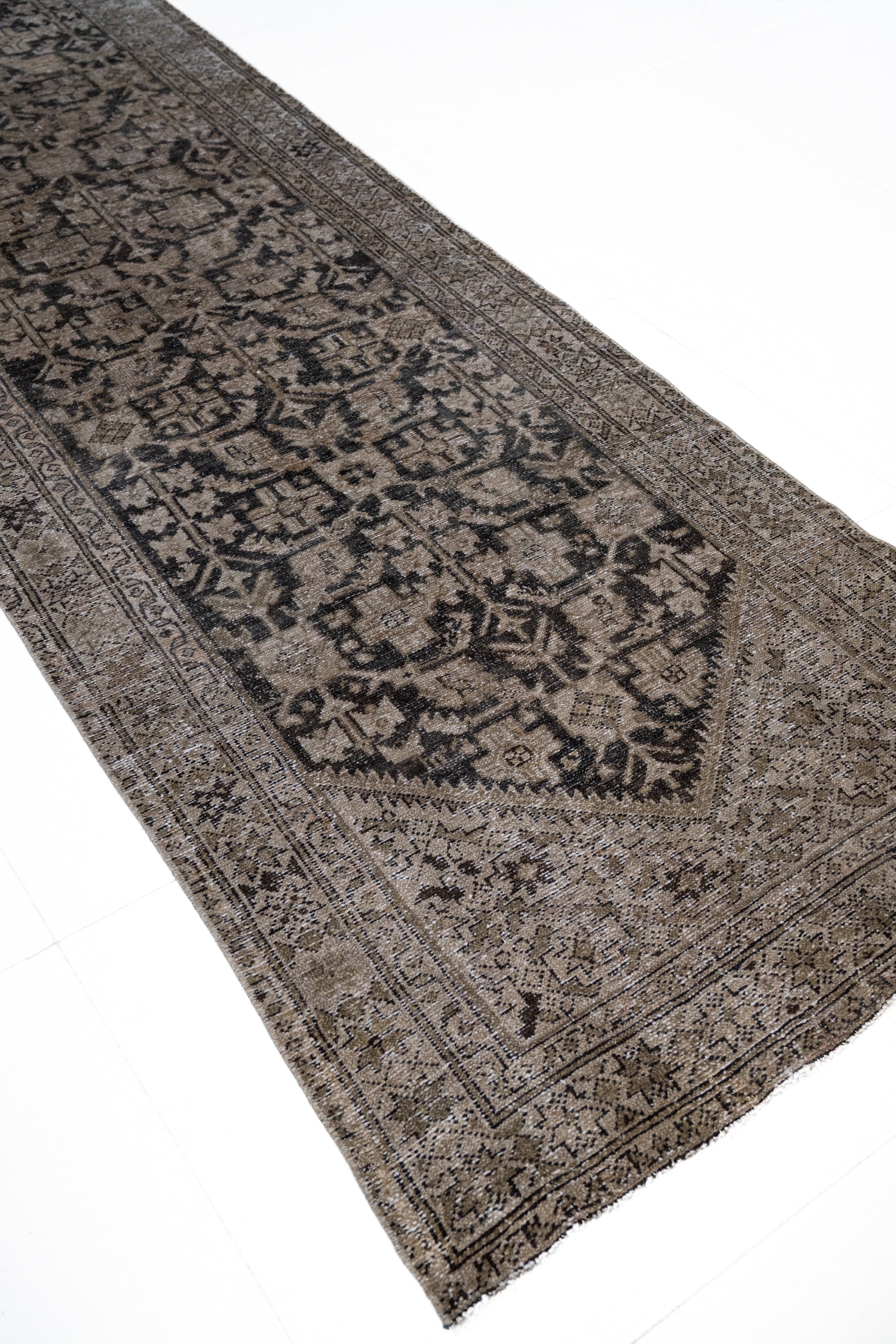 District Loom Vintage Bakhtiari Runner Rug Loring