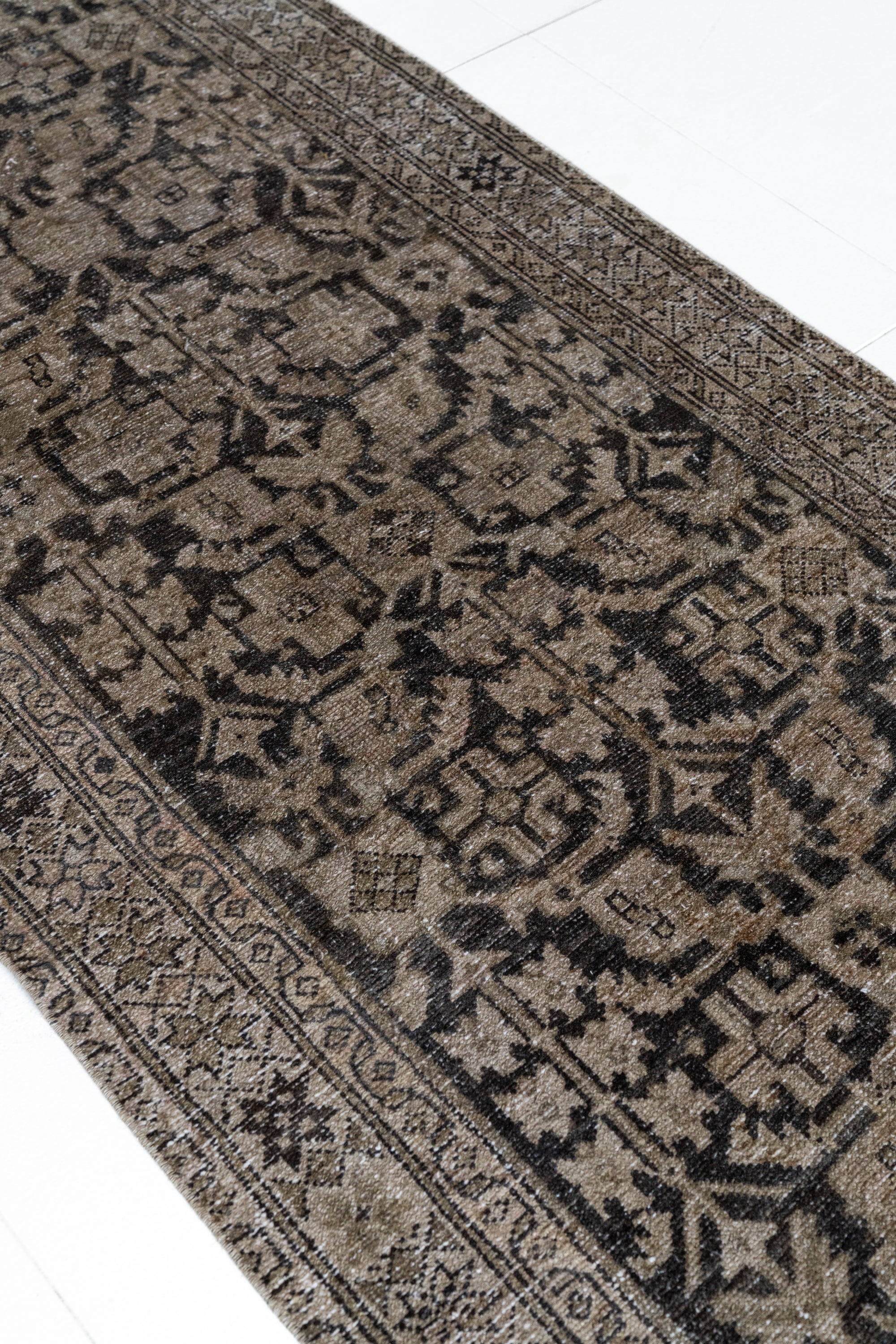 District Loom Vintage Bakhtiari Runner Rug Loring