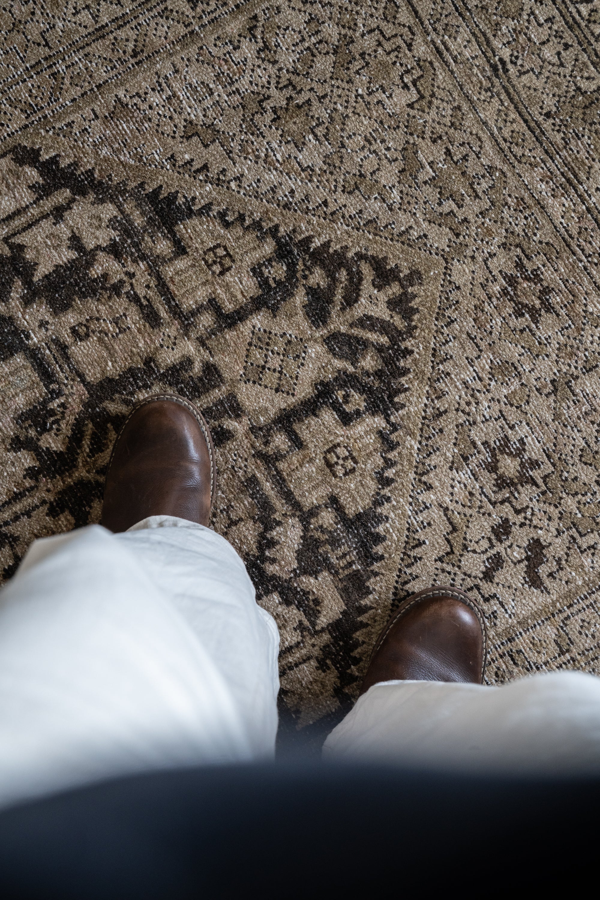District Loom Vintage Bakhtiari Runner Rug Loring