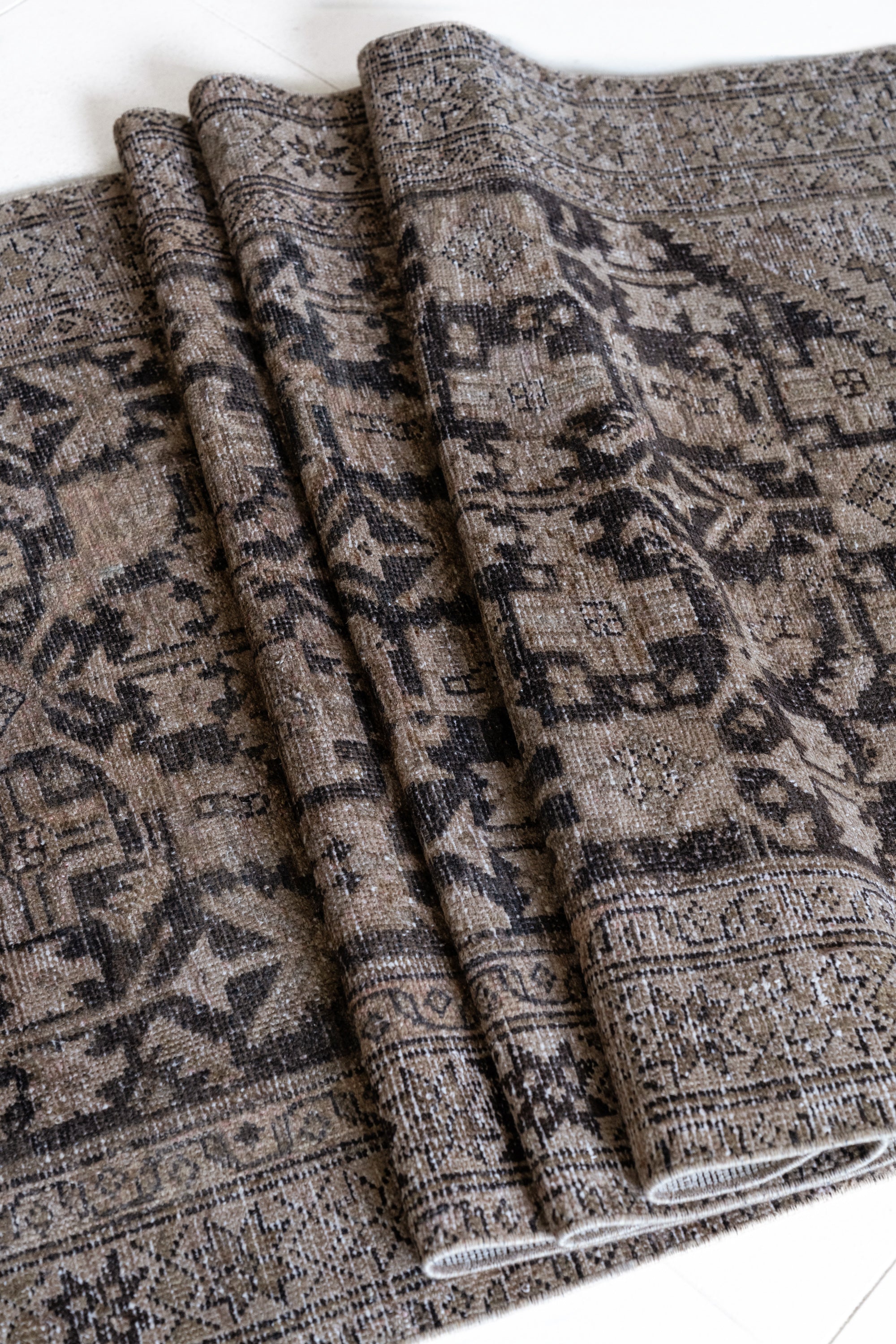 District Loom Vintage Bakhtiari Runner Rug Loring