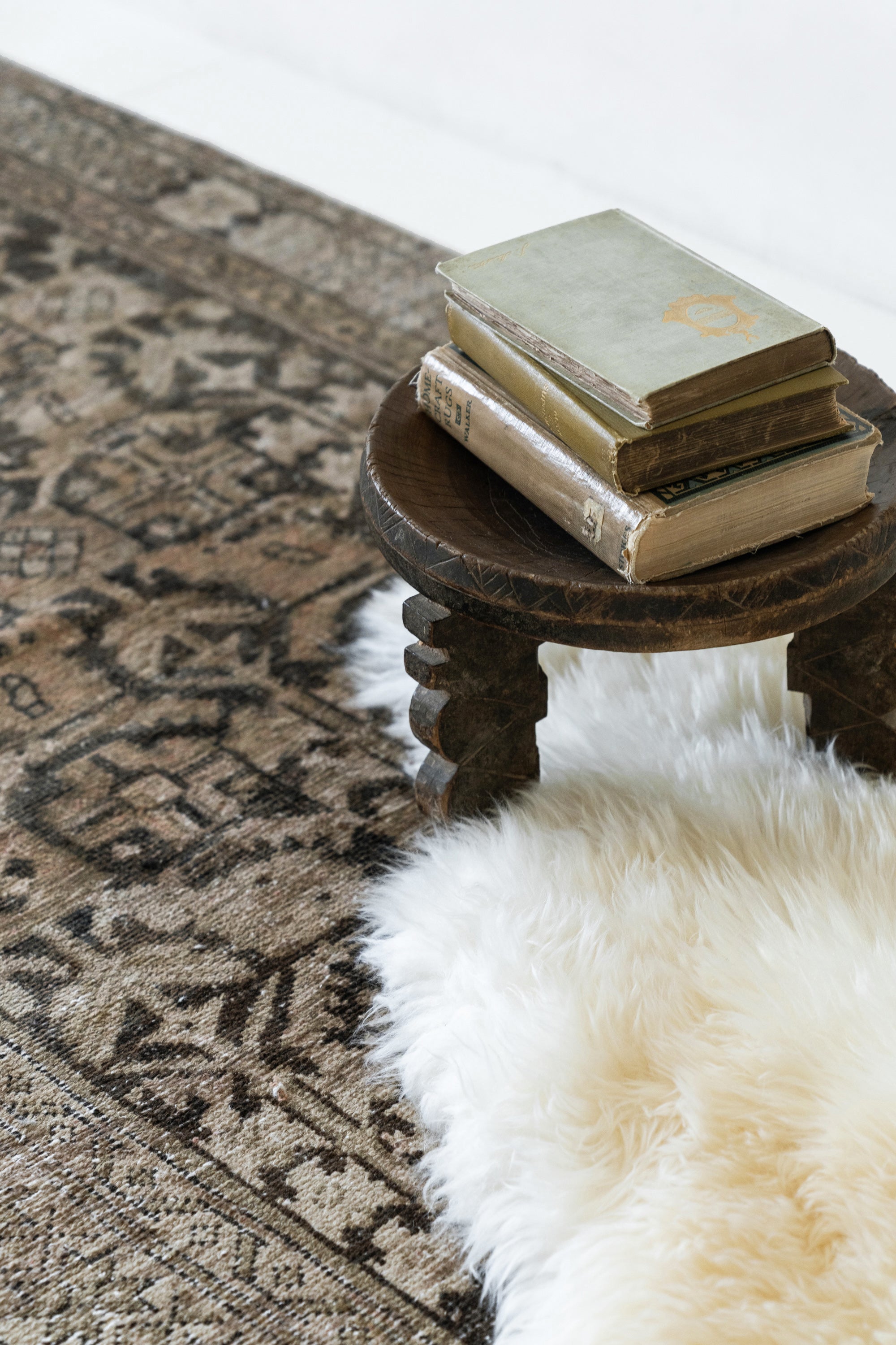 District Loom Vintage Bakhtiari Runner Rug Loring