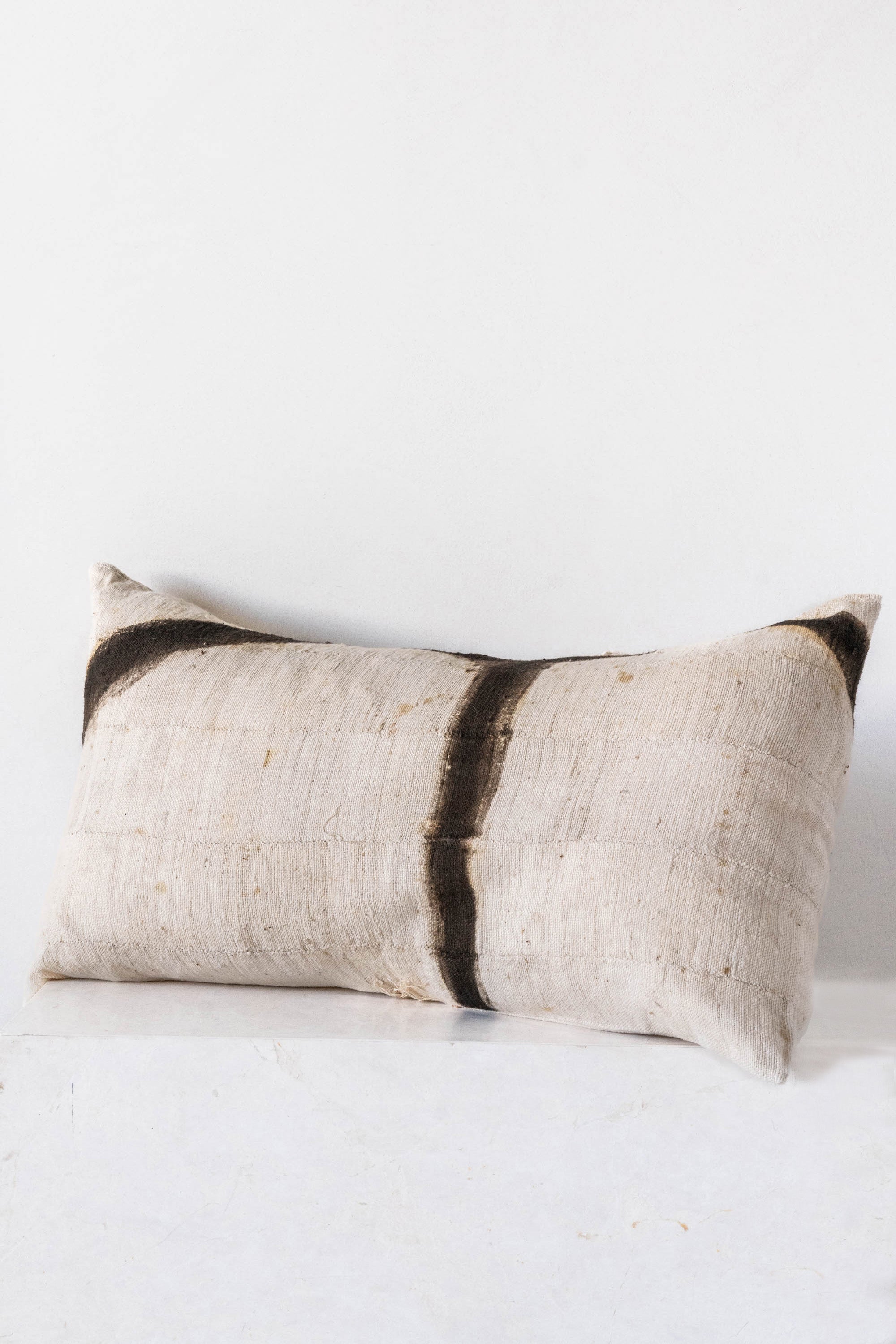 African Mud Cloth Pillow Cover by artist Kader Boly for District Loom