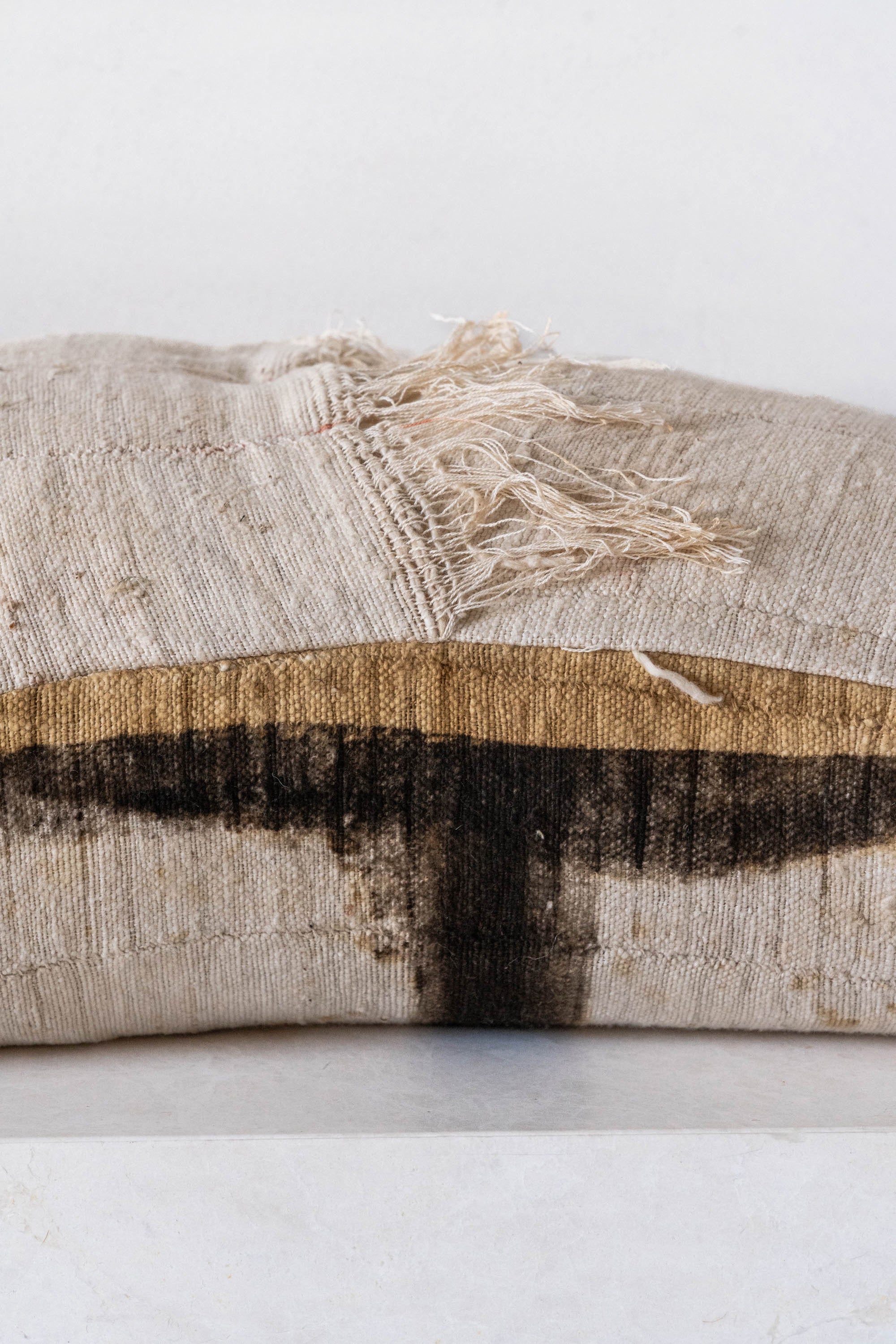 African Mud Cloth Pillow Cover by artist Kader Boly for District Loom