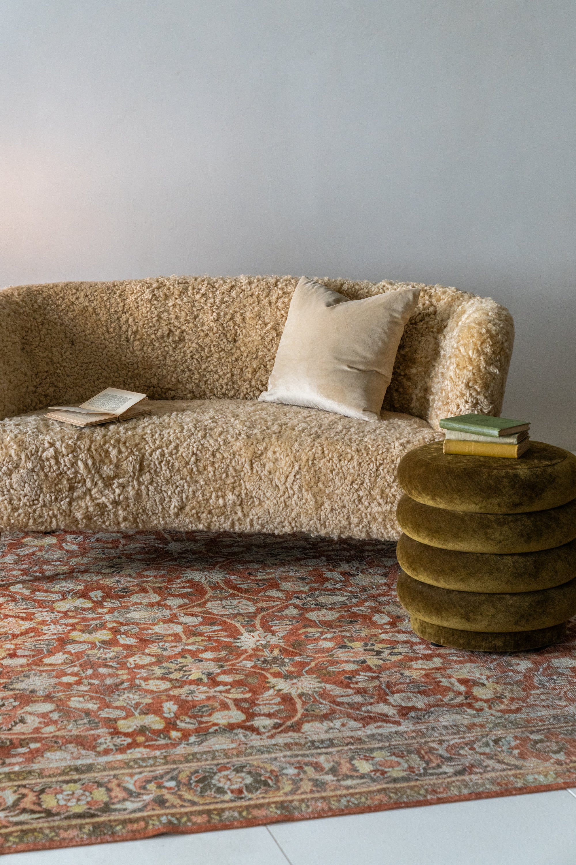 District Loom Vintage Mahal Area Rug Orion