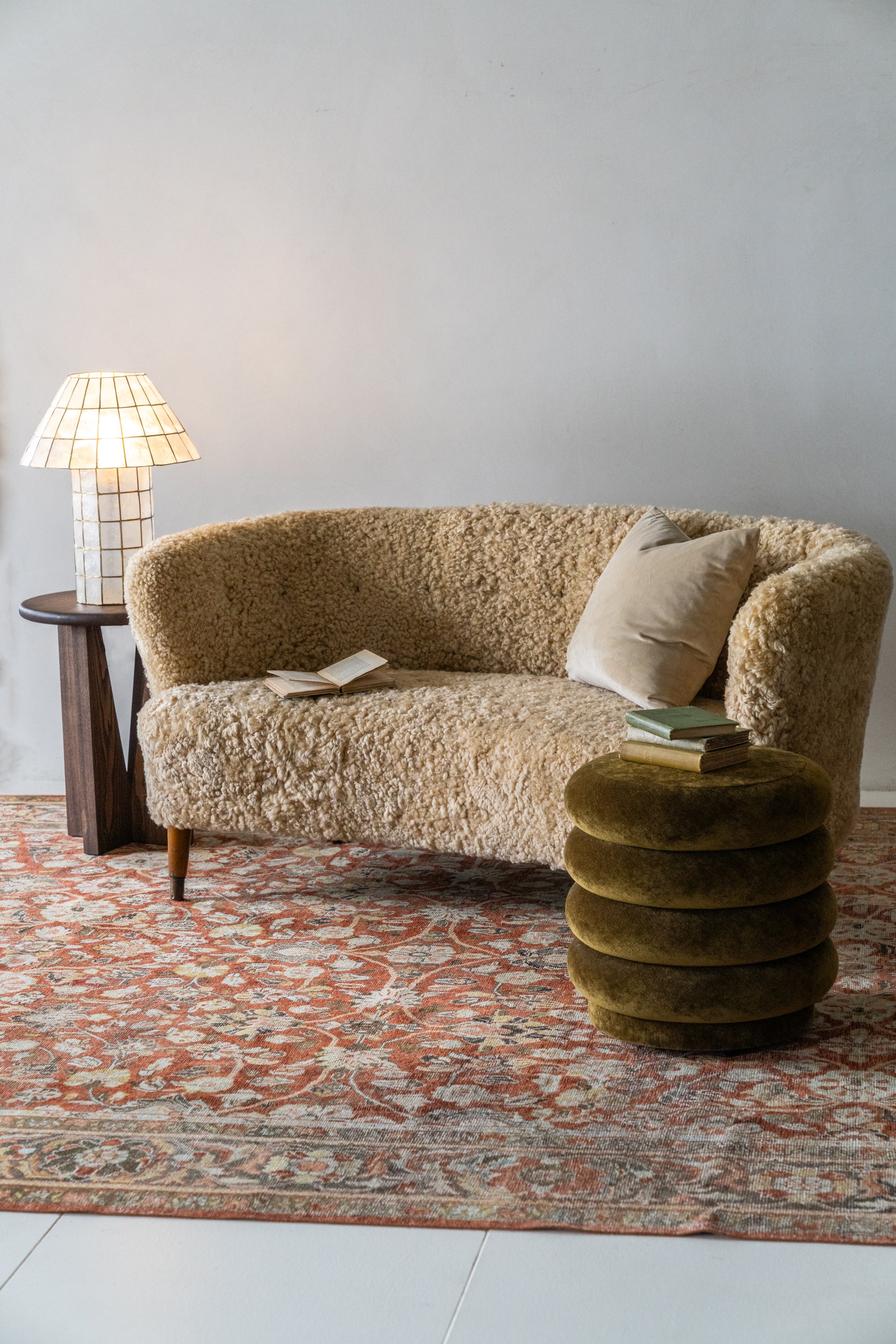 District Loom Vintage Mahal Area Rug Orion