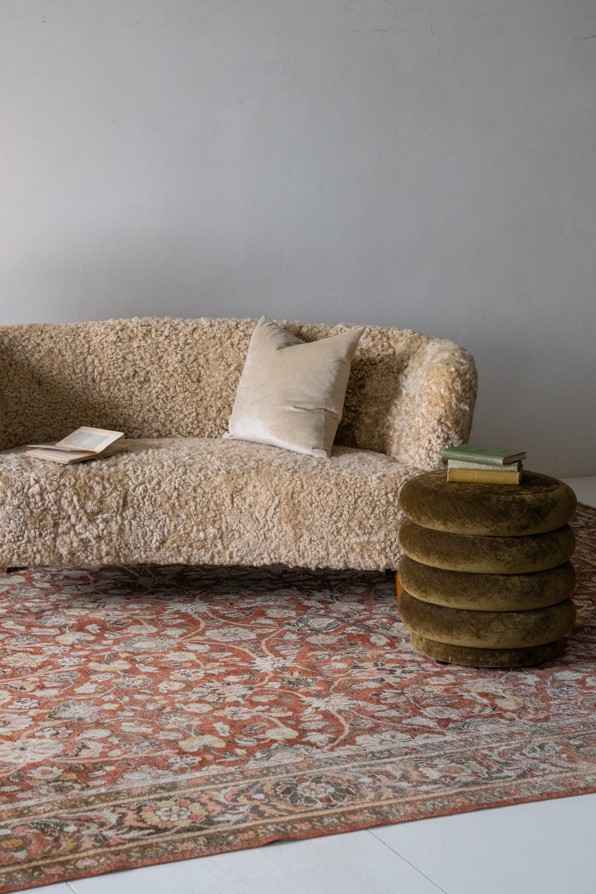 District Loom Vintage Mahal Area Rug Orion