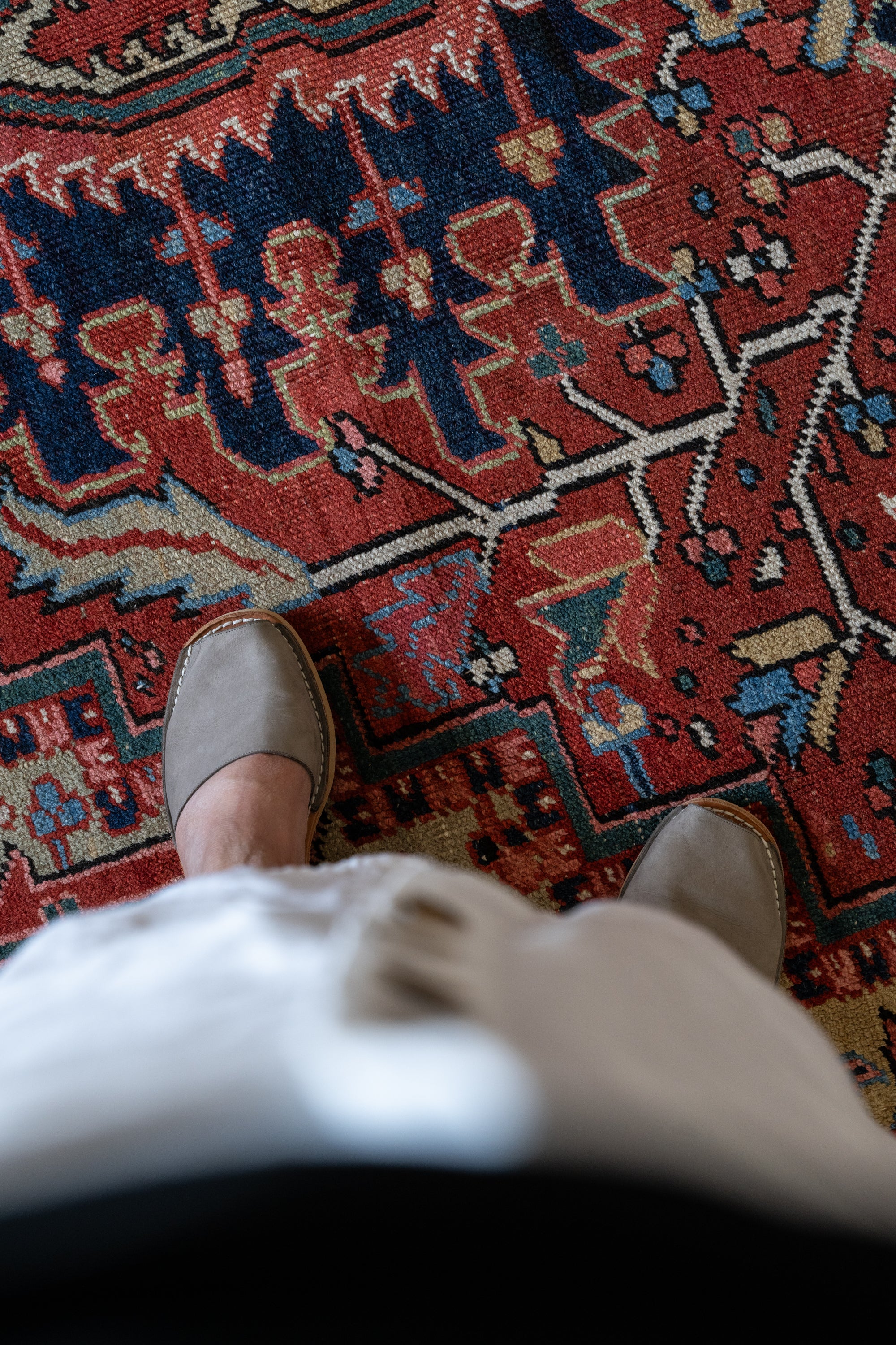 District Loom Vintage Heriz Area Rug Orvis